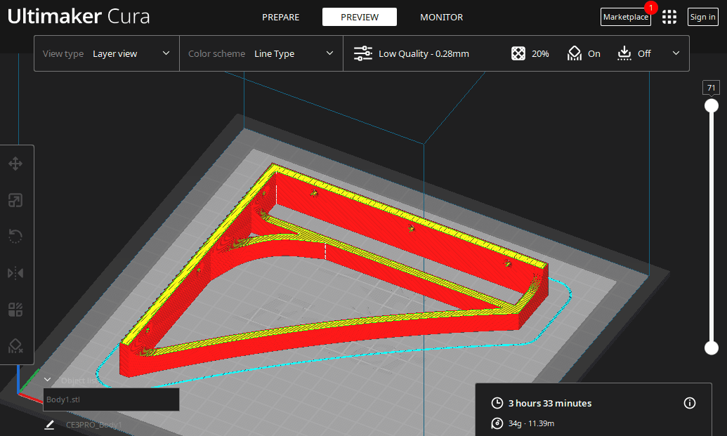 2-Way Parametric Shelf Bracket 3d model