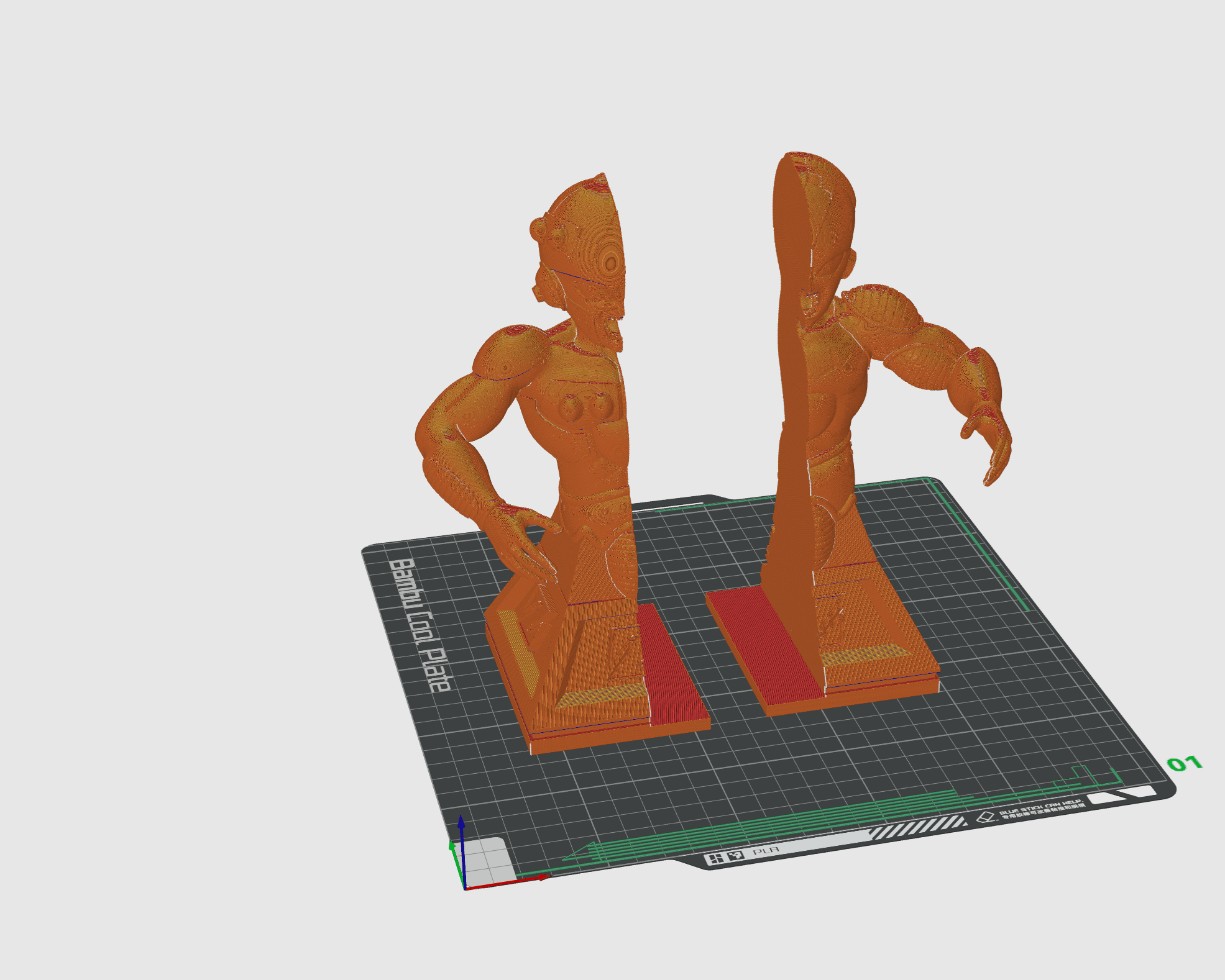 Frieza Book Ends 3d model