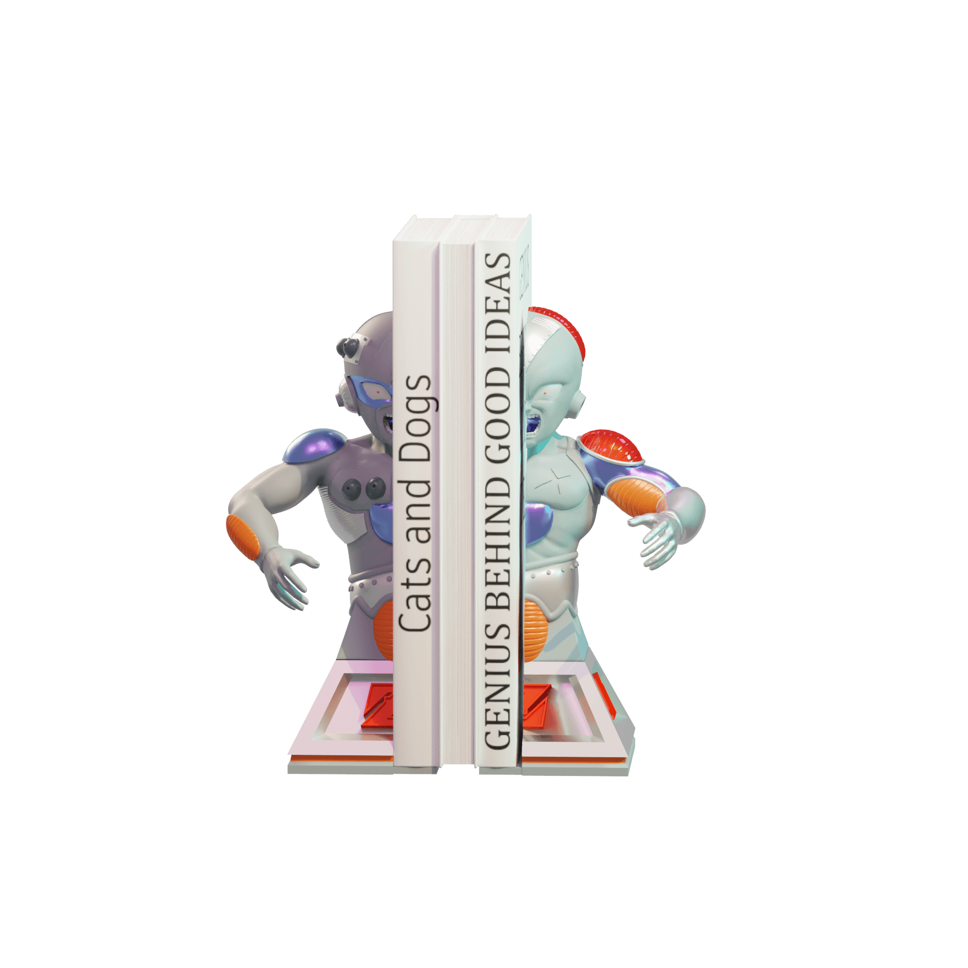 Frieza Book Ends 3d model