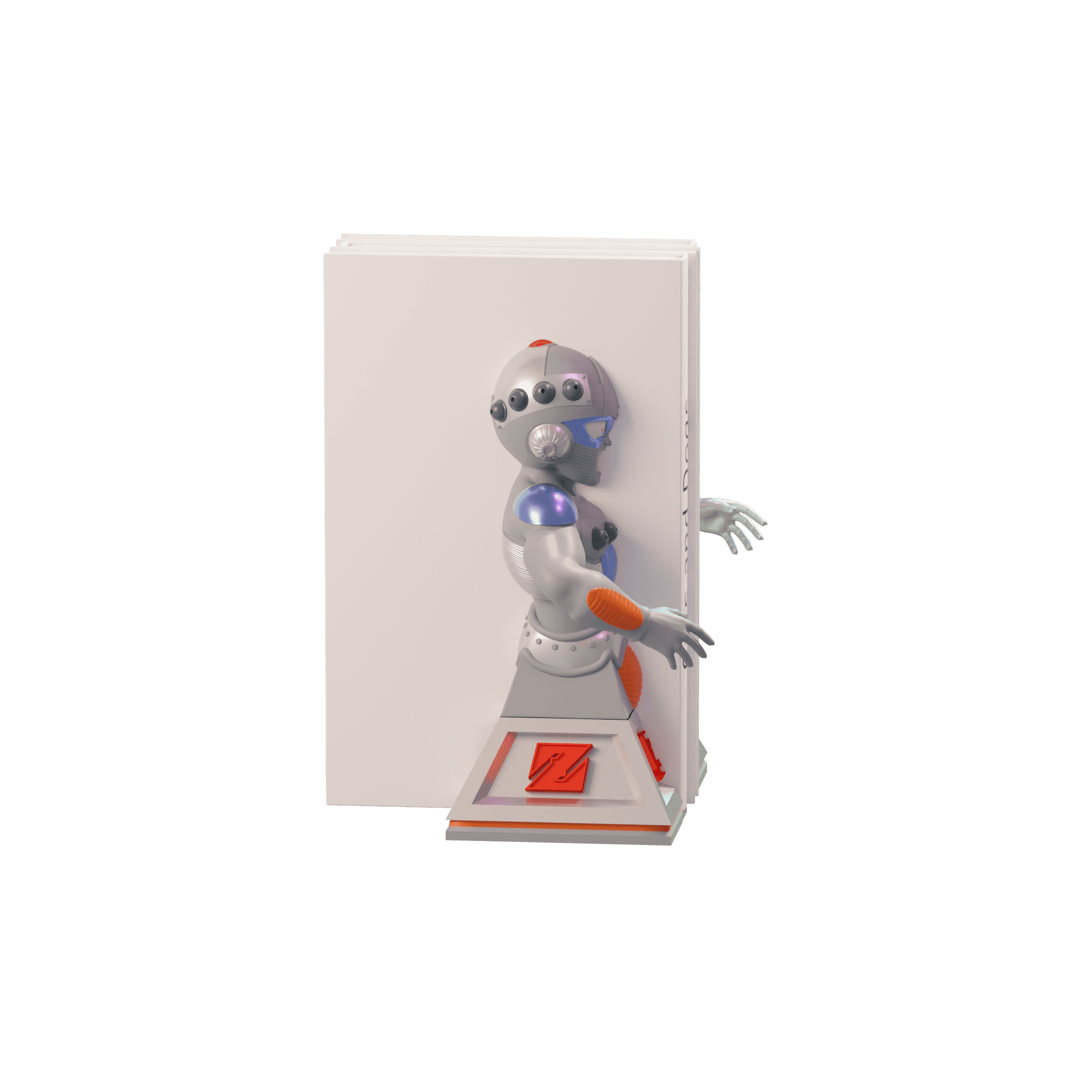 Frieza Book Ends 3d model