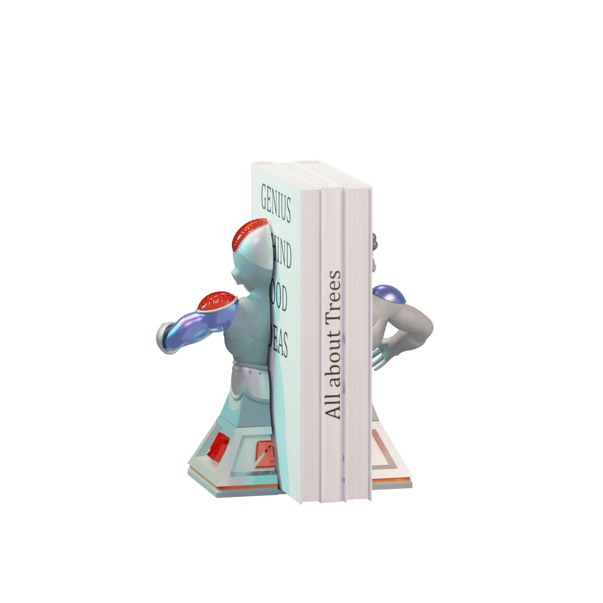 Frieza Book Ends 3d model