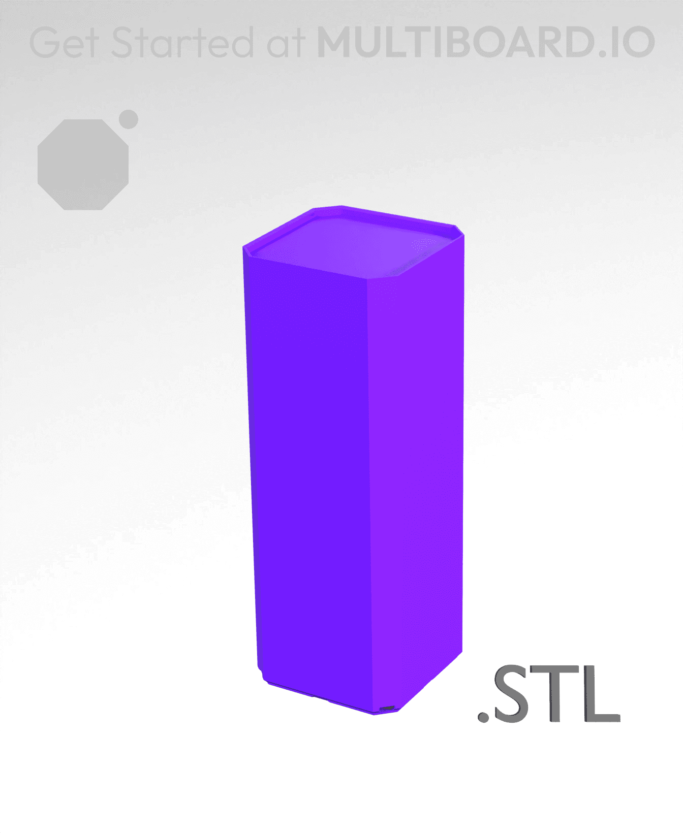 1x1x2·5 - Multibin Insert - STL Remixing File 3d model