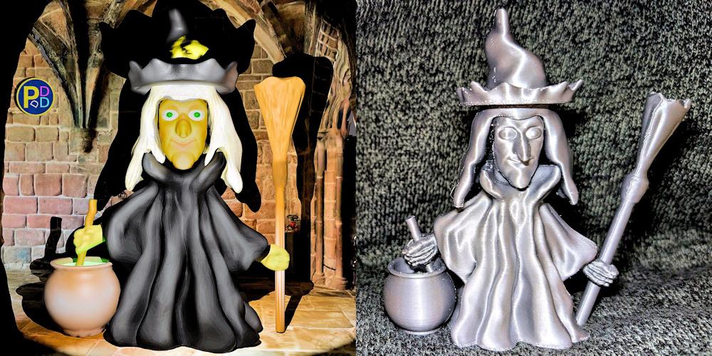 Witnie the Witch Halloween Figure 3d model