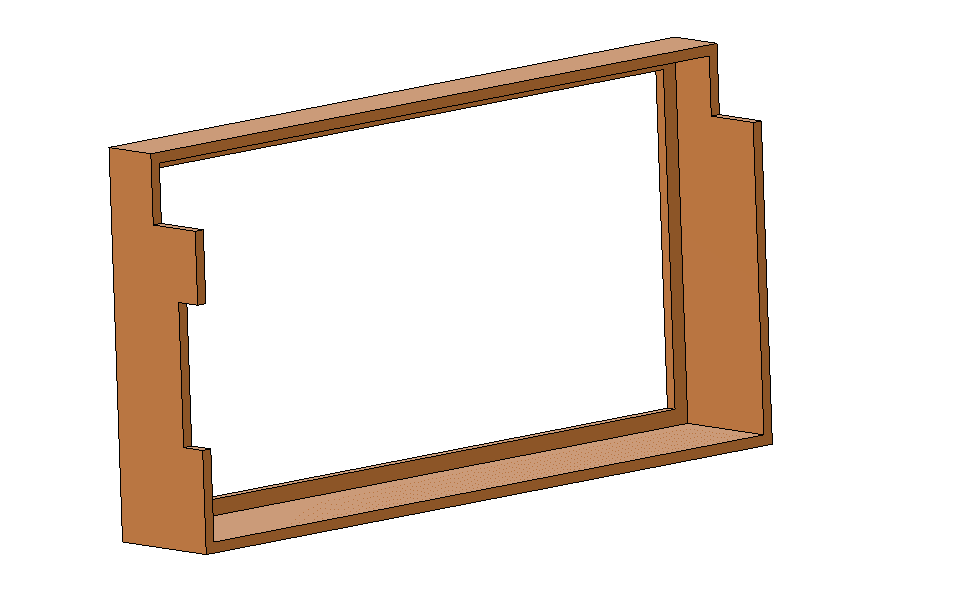 LCD screen side sides.obj 3d model