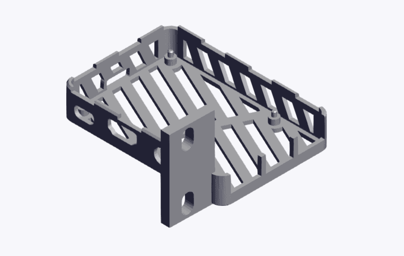 RackMount Raspberry Pi Case 3d model