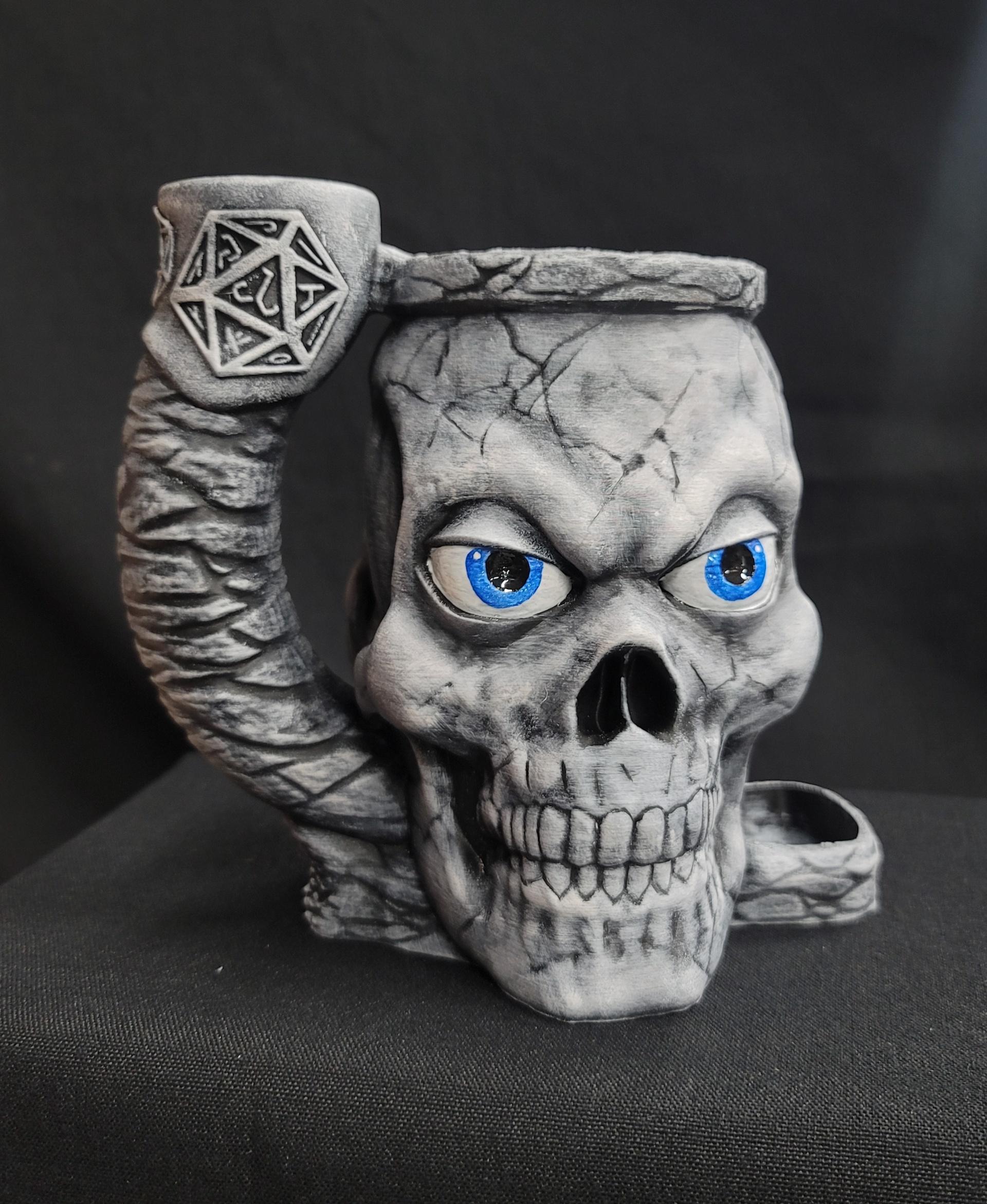  Skull Dice Tower can cozy  3d model