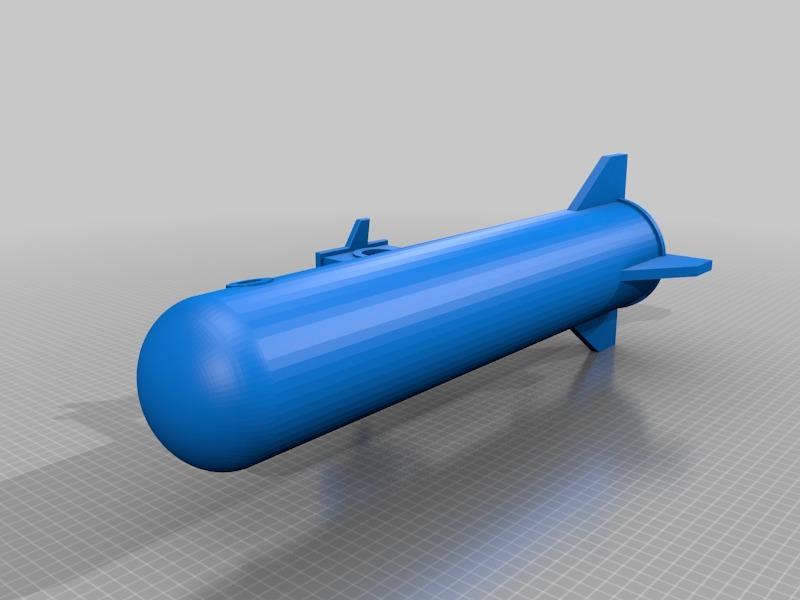 Benchy-submarine 3d model