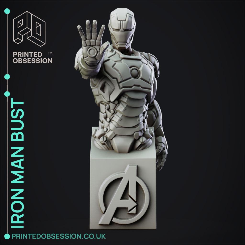 Ironman Bust - Marvel - 20cm  3d model