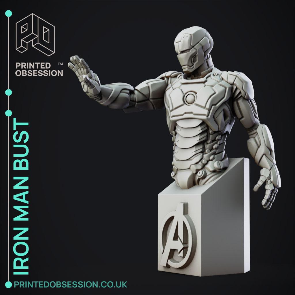 Ironman Bust - Marvel - 20cm  3d model