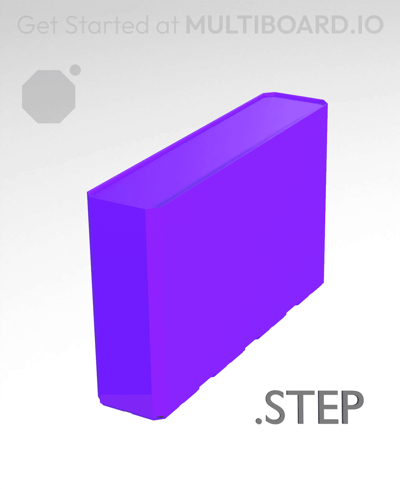 1x4x2·5 - Multibin Insert - STEP Remixing File 3d model