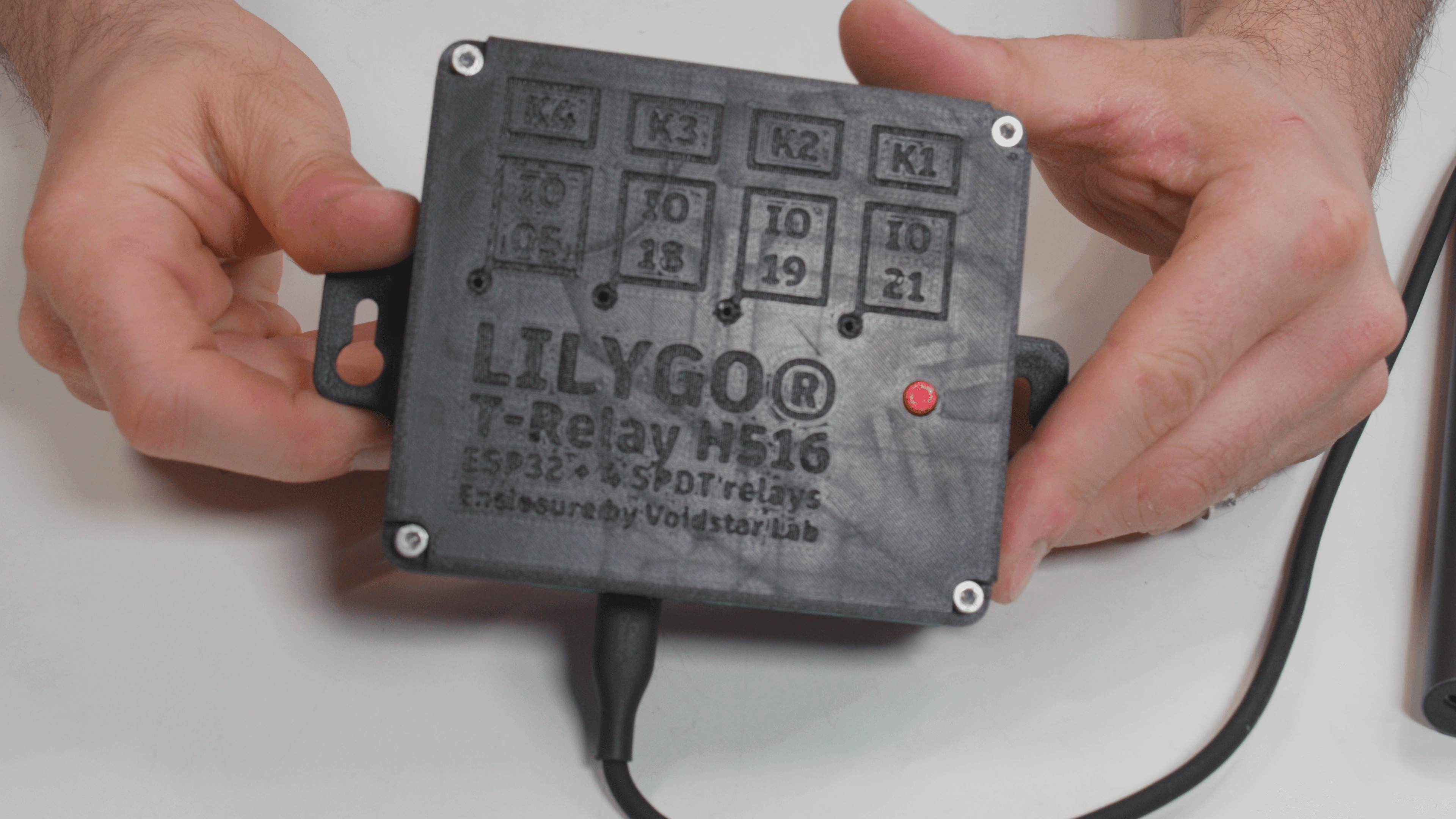 Lilygo T-Relay H516 Enclosure 3d model