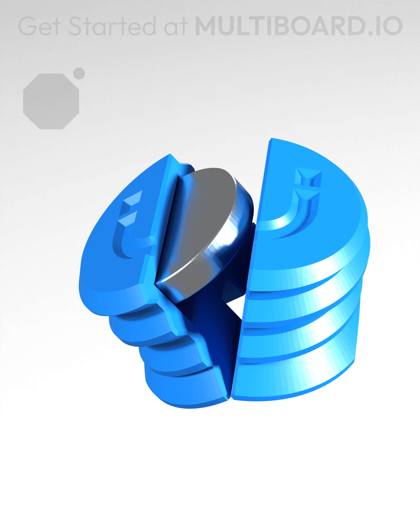 Magnetic Mid Thread 3d model