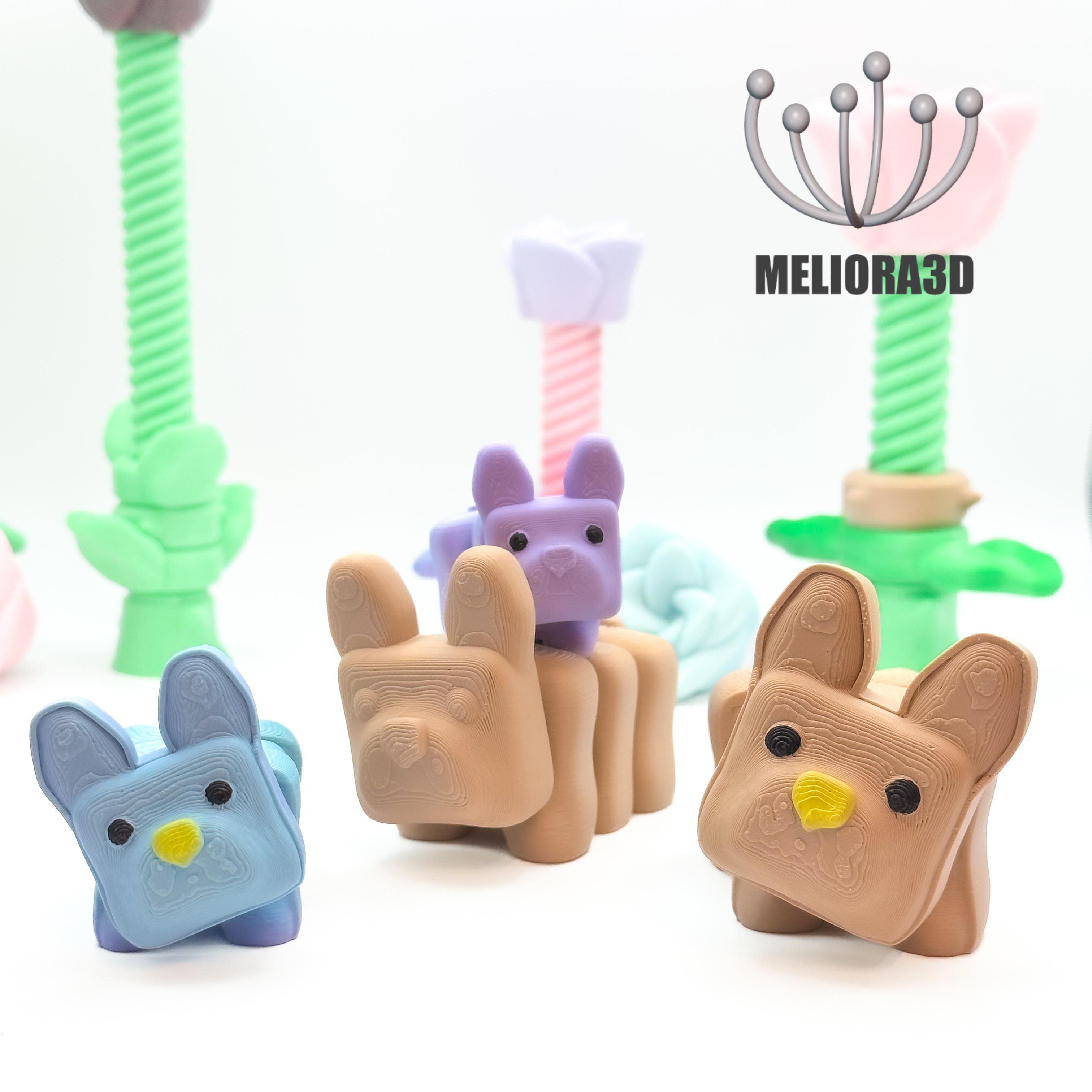 M3D - Flexi Frenchie Toast 3d model