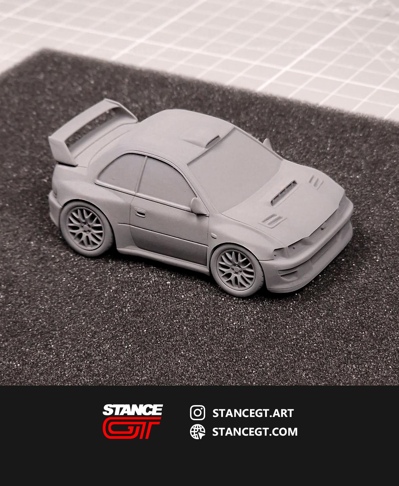 Subaru Impreza 22B | ORIGINALS | Model kit car 3d model