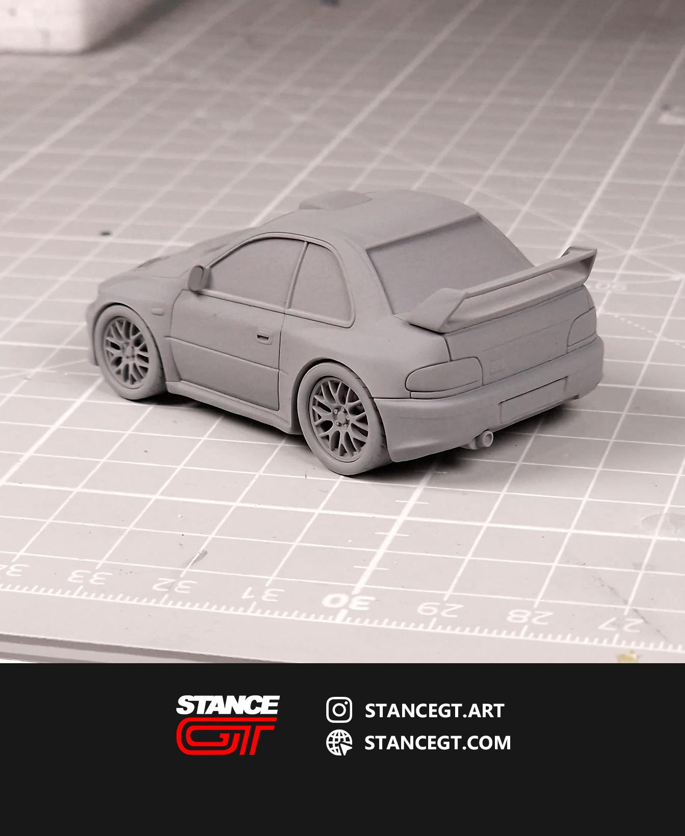 Subaru Impreza 22B | ORIGINALS | Model kit car 3d model