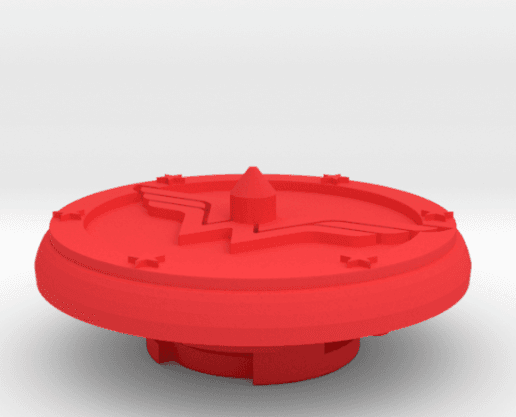 BEYBLADE WONDER WOMAN | COMPLETE | DC COMICS SERIES 3d model