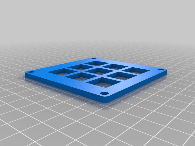 BDN9 Macro Pad Case 3d model