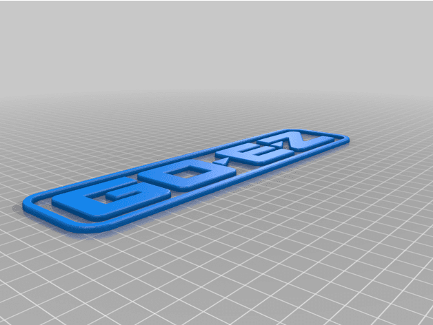 Ezgo GoEz logo 3d model