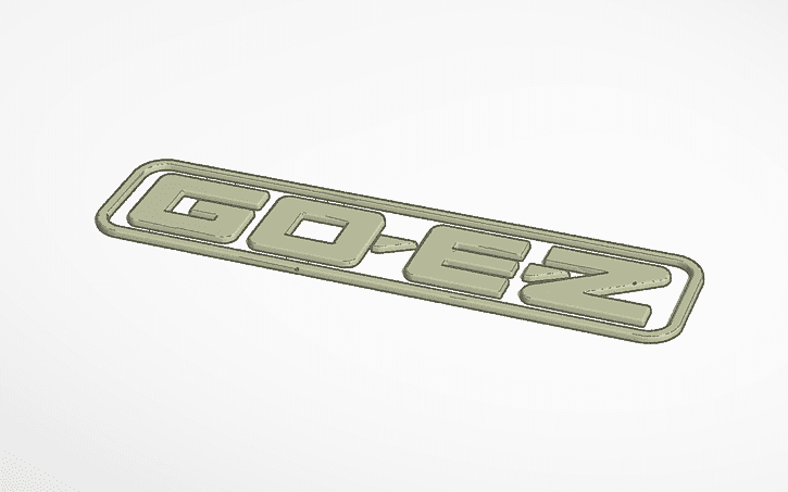 Ezgo GoEz logo 3d model