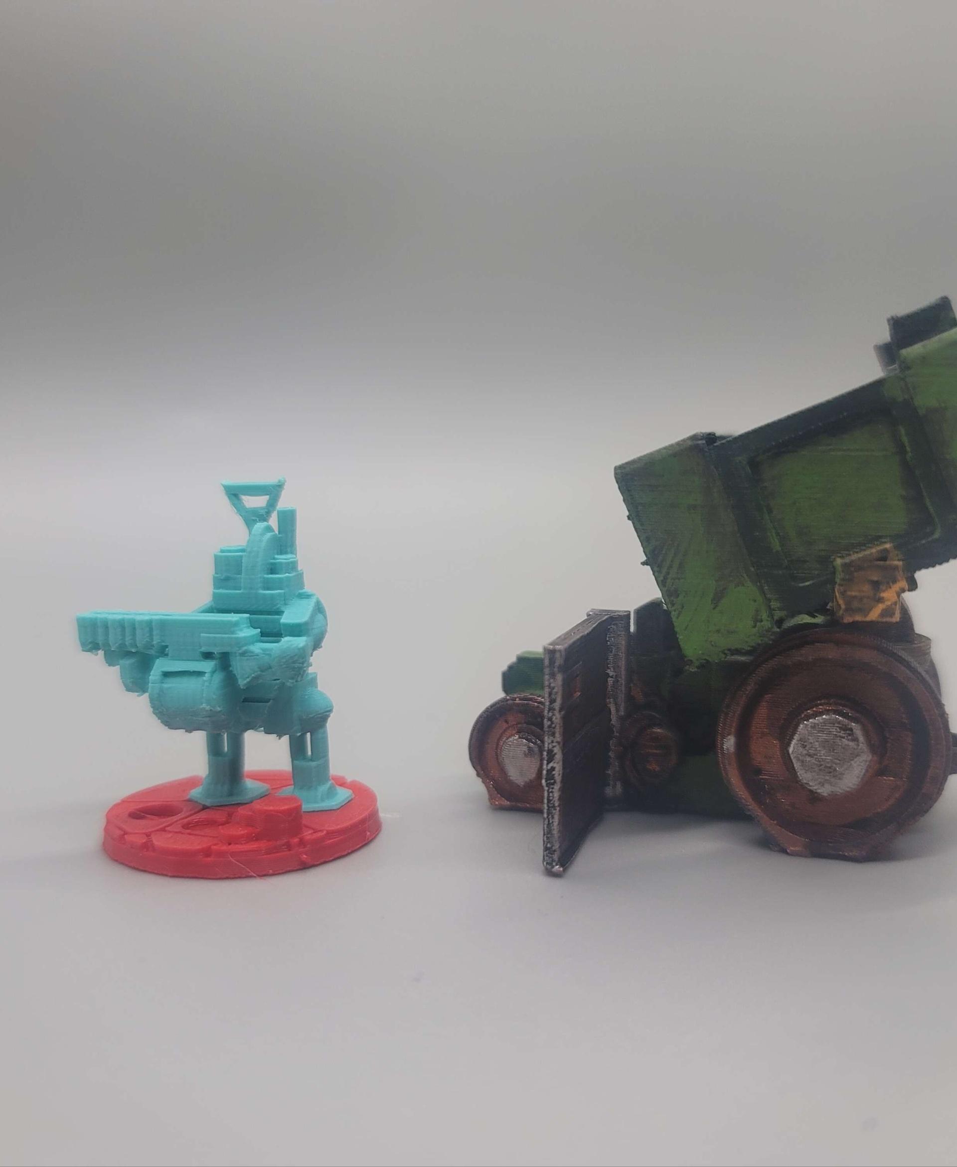 FHW: Worker Bot Lightning Missile Launcher Heavy Weapon 3d model