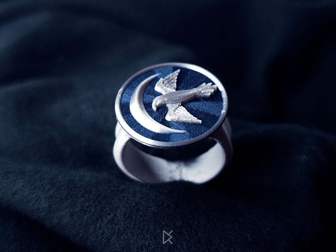 Arryn Ring Signet - Game of Thrones 3d model