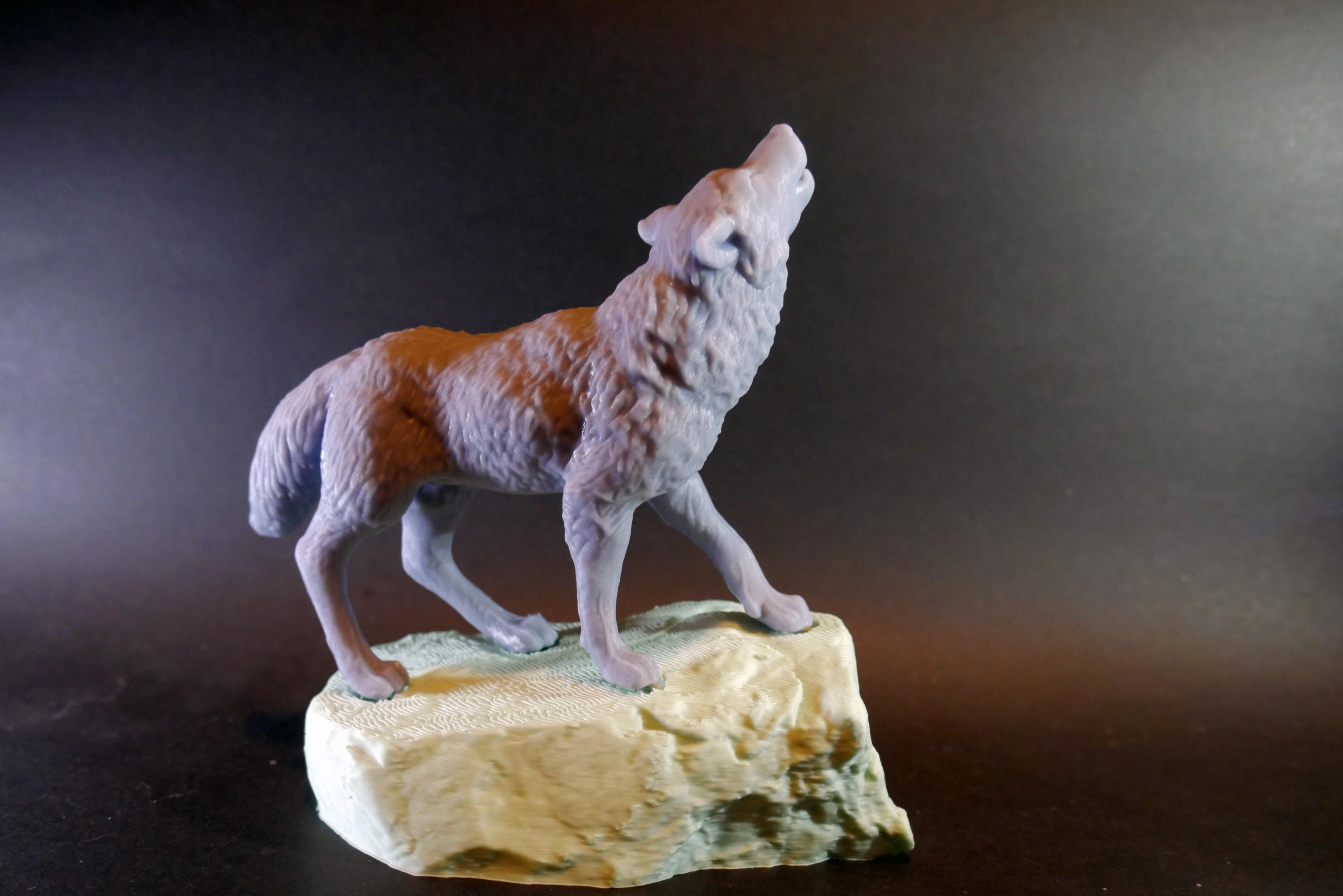 Howling Wolf 3d model