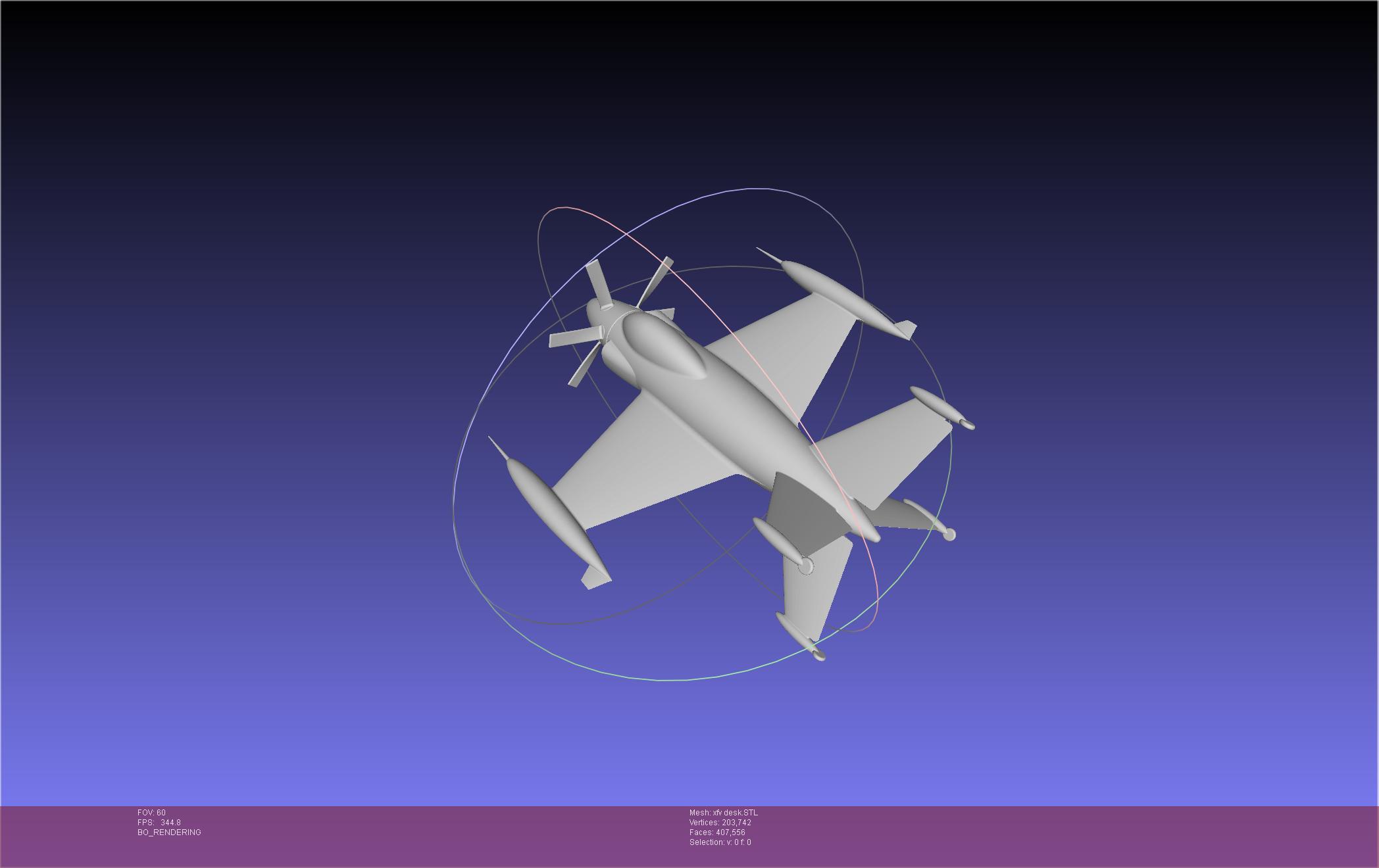 Lockheed XFV Model 3d model