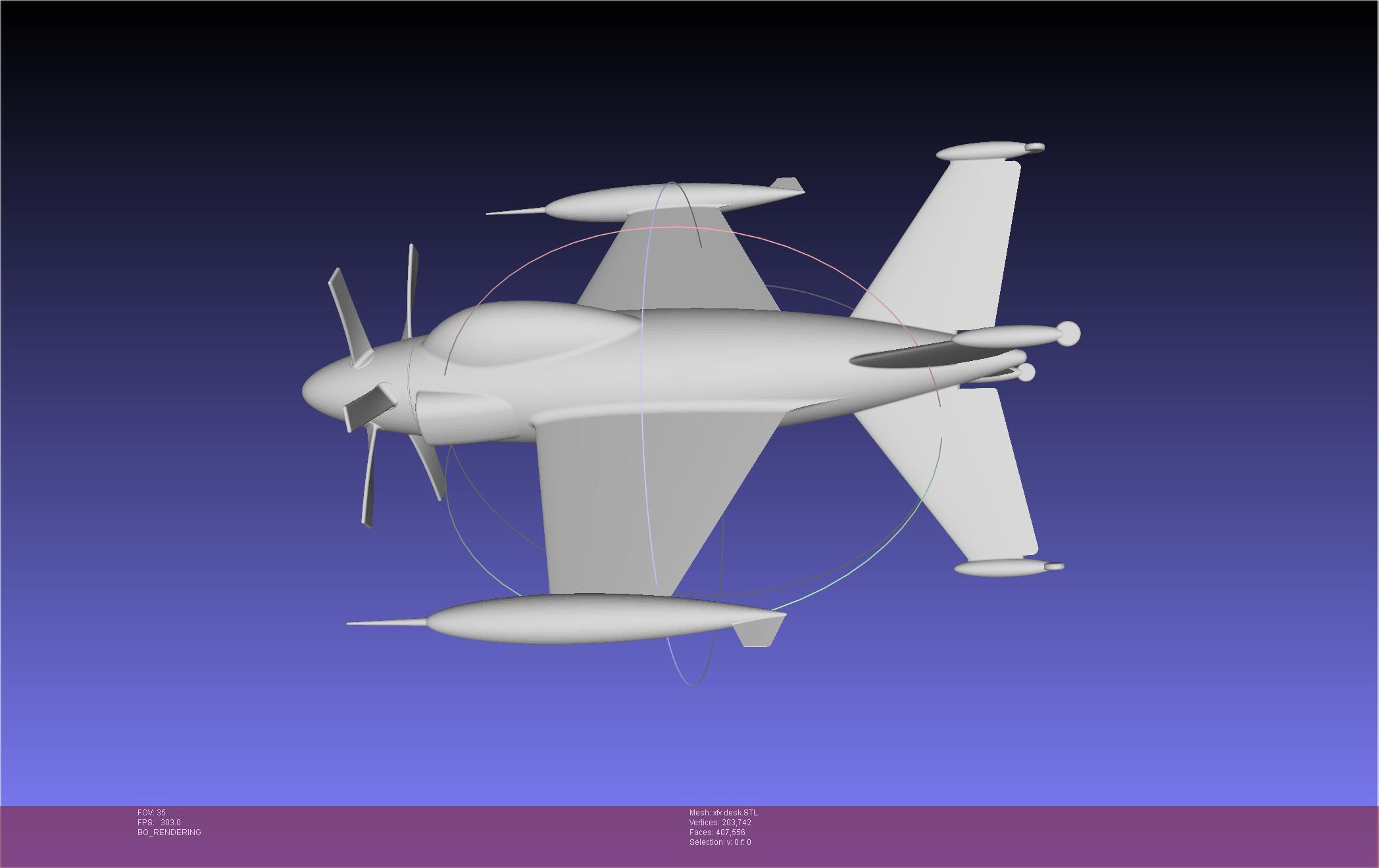 Lockheed XFV Model 3d model