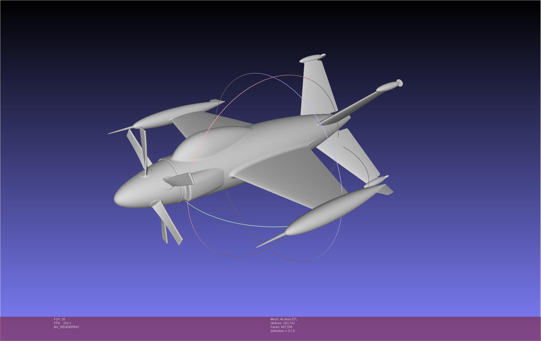 Lockheed XFV Model 3d model