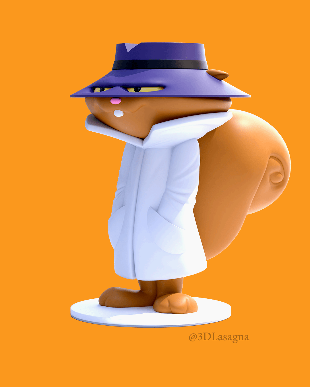 Secret Squirrel 3d model