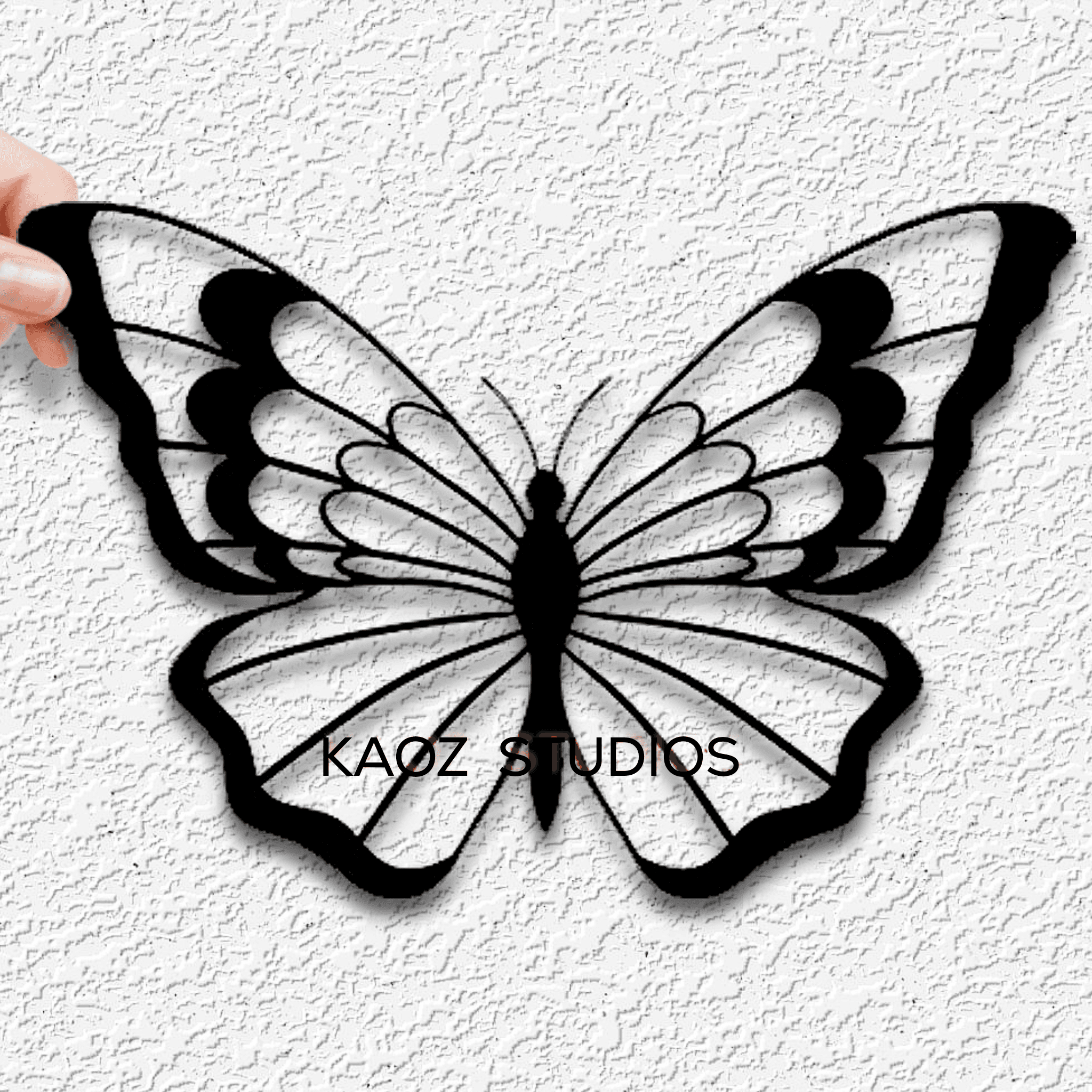 butterfly wall art butterflies wall decor insect decoration 3d model