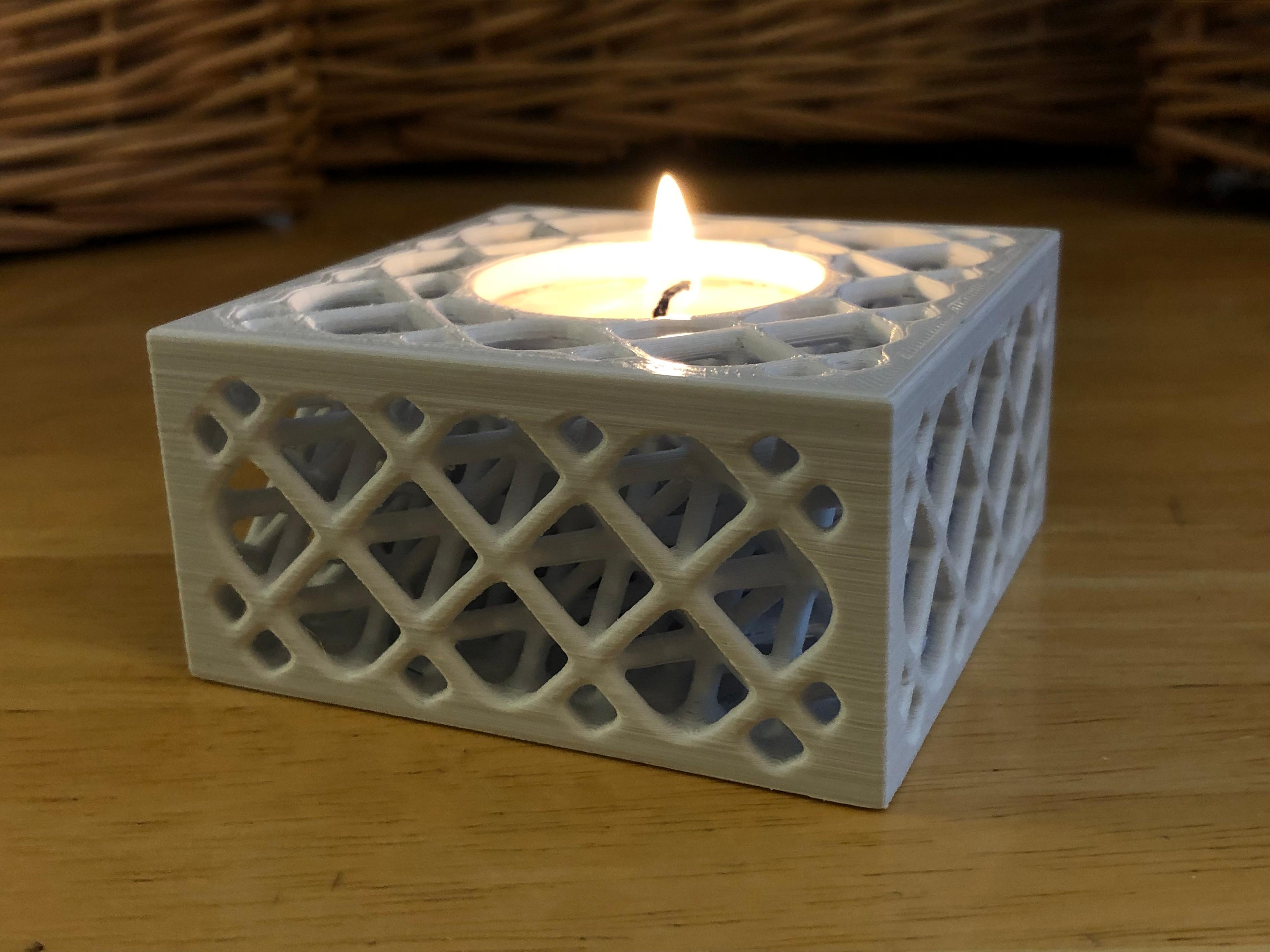 Octet Tealight Holder 3d model