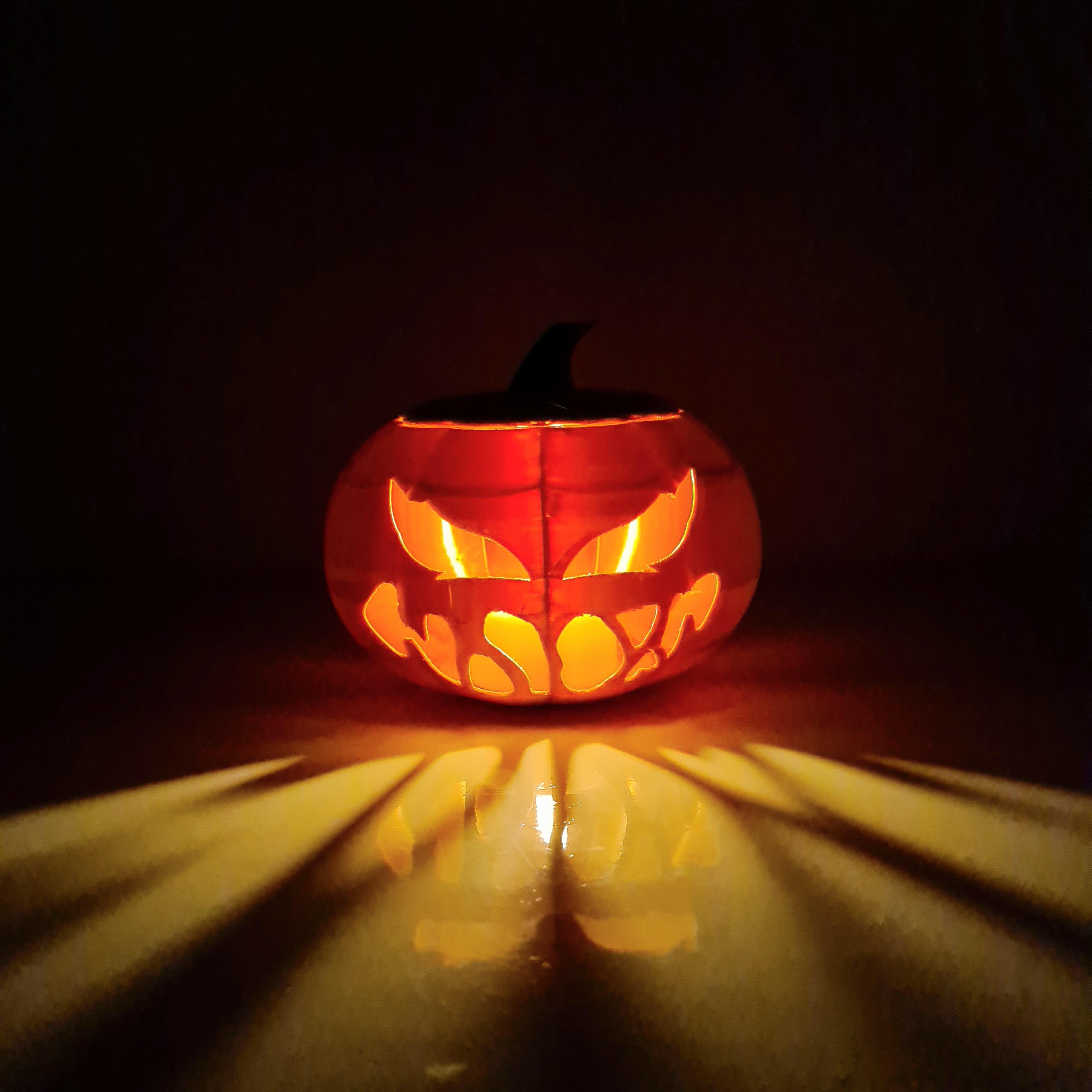 Pumpkin electric tealight holder 3d model