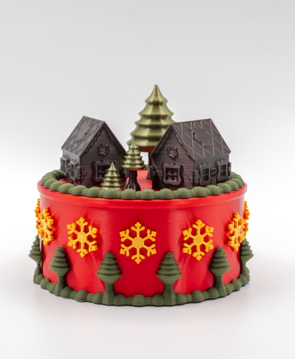 Christmas Cake 3d model