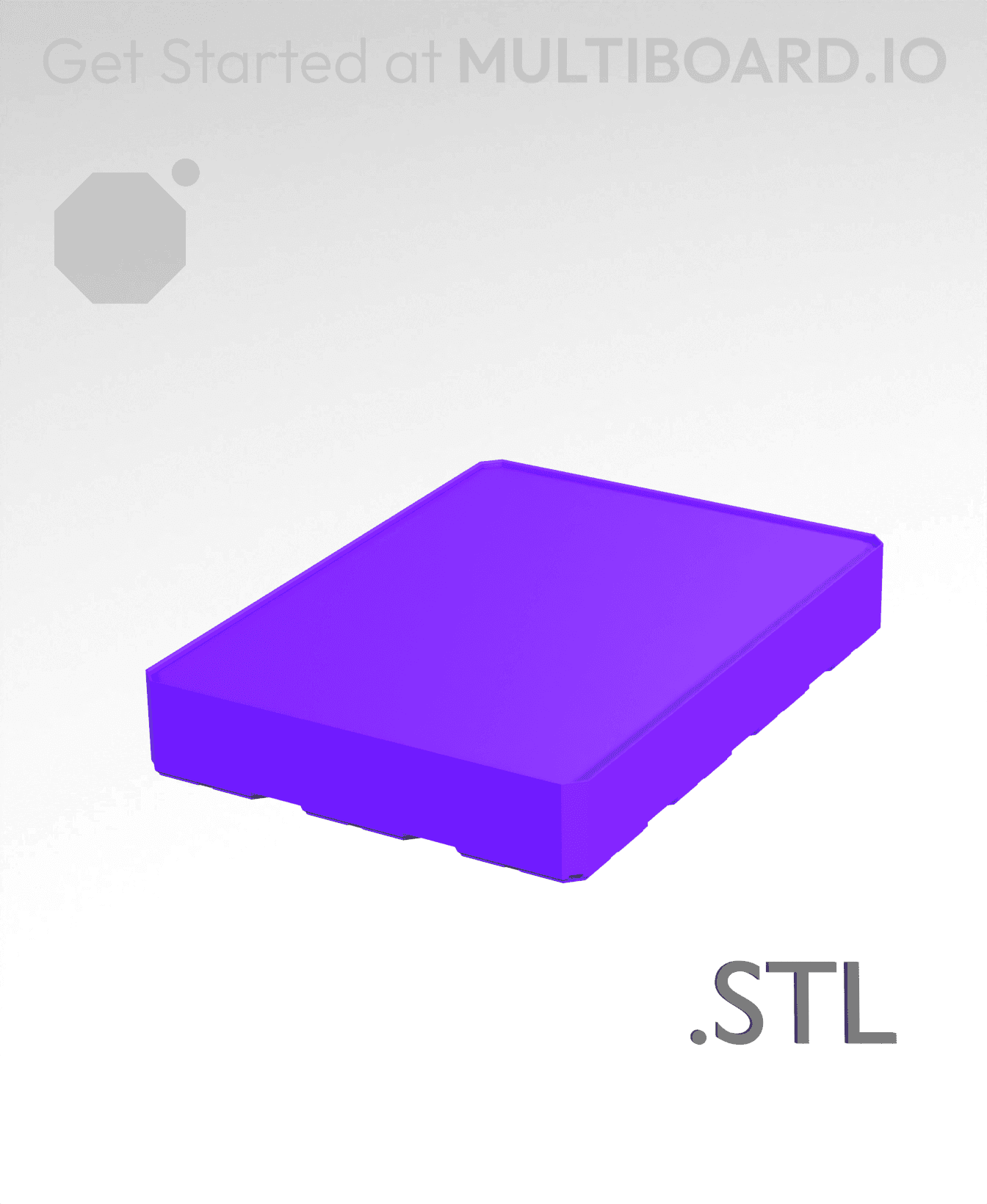 3x4x0·75 - Multibin Insert - STL Remixing File 3d model