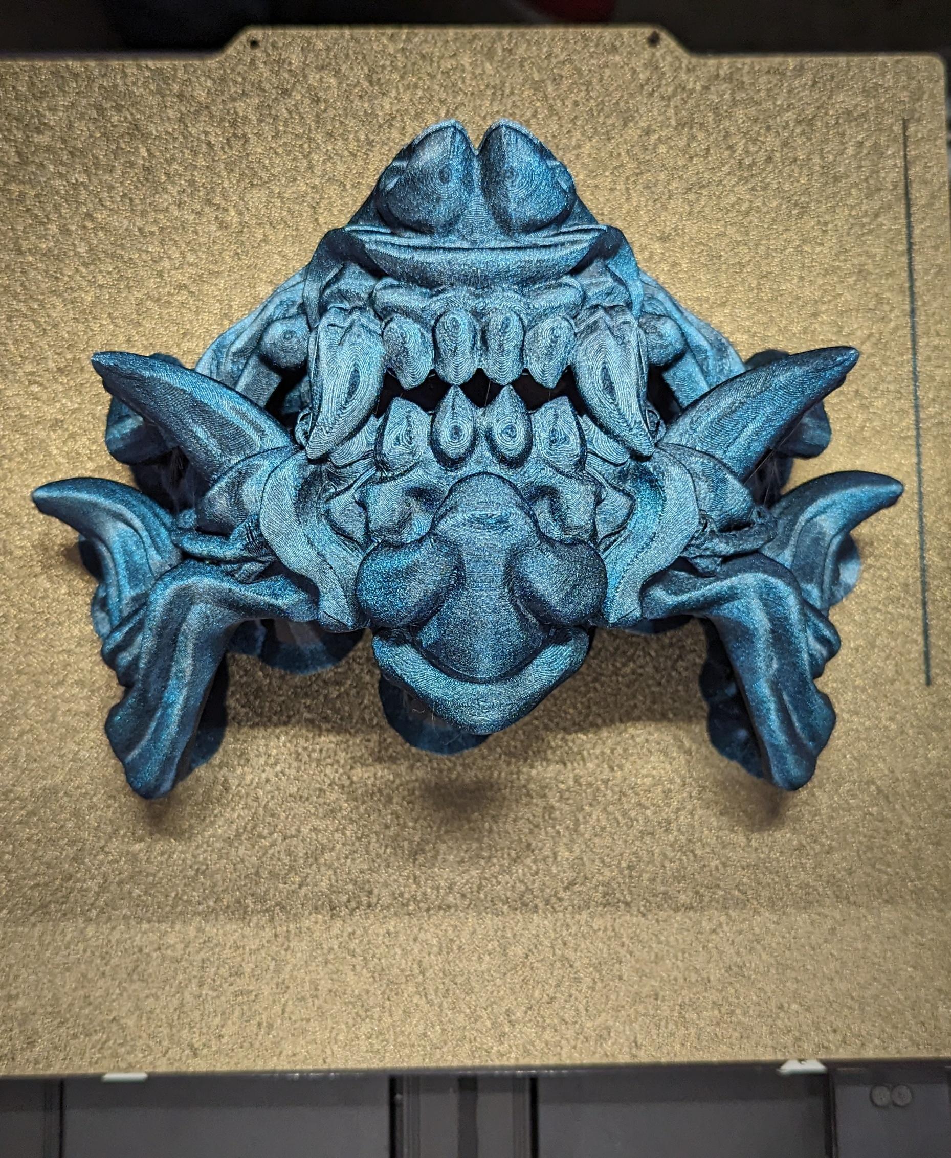 Oni Half Mask - Wearable 3d model