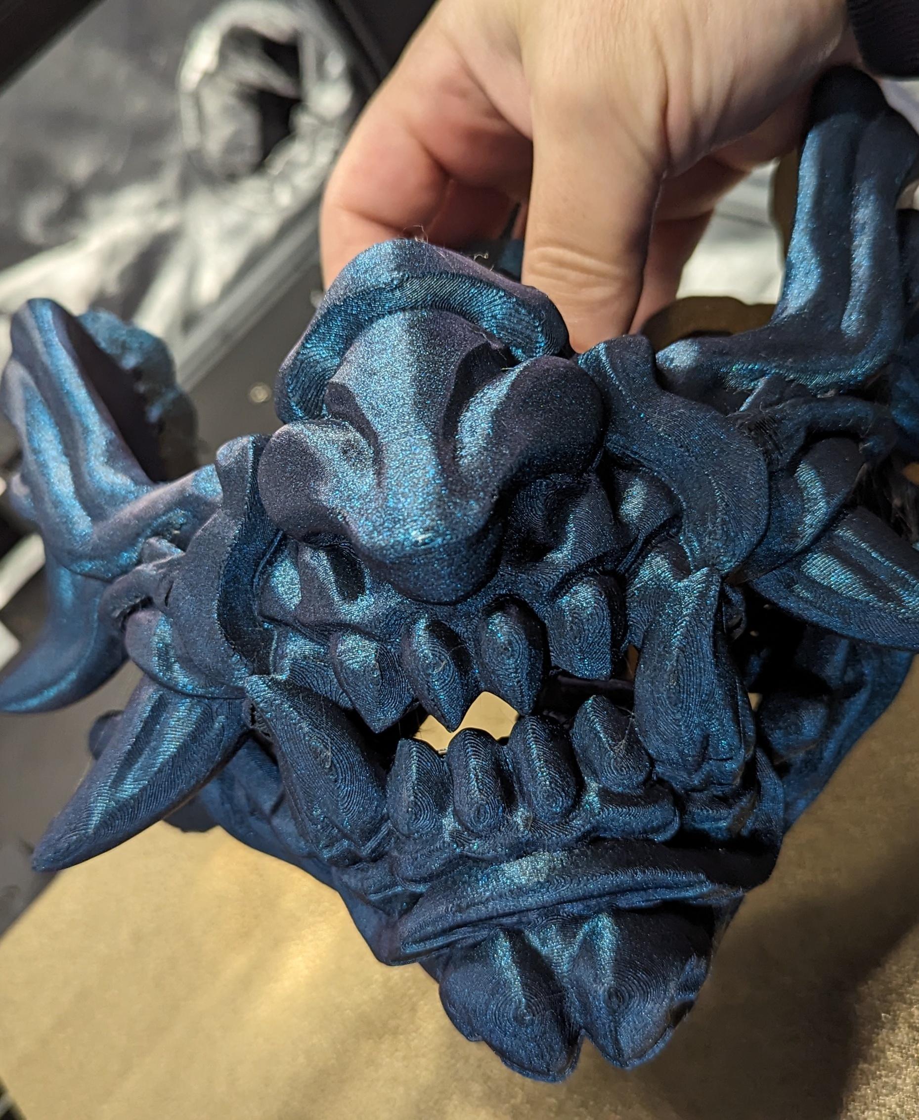 Oni Half Mask - Wearable 3d model