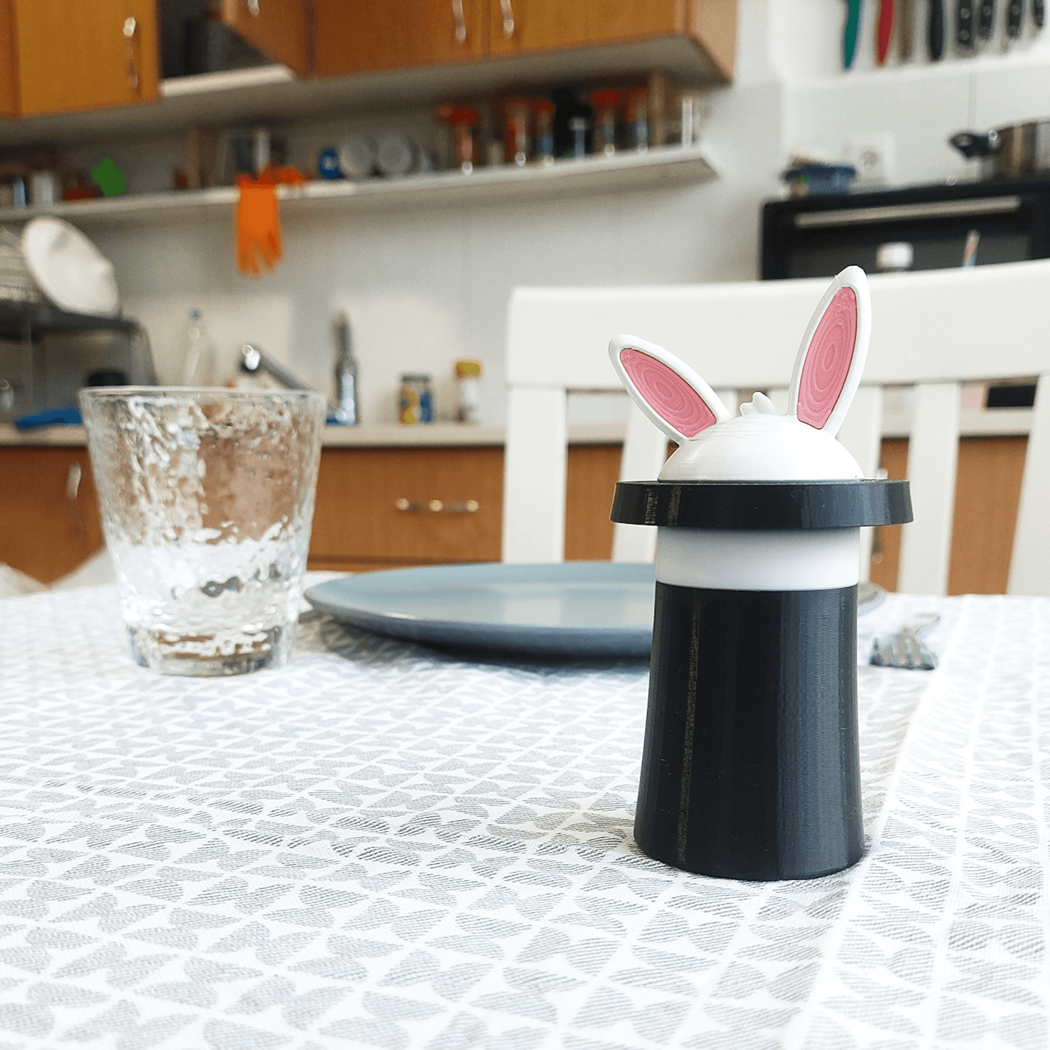 The magic Rabbit Toothpick Holder 3d model