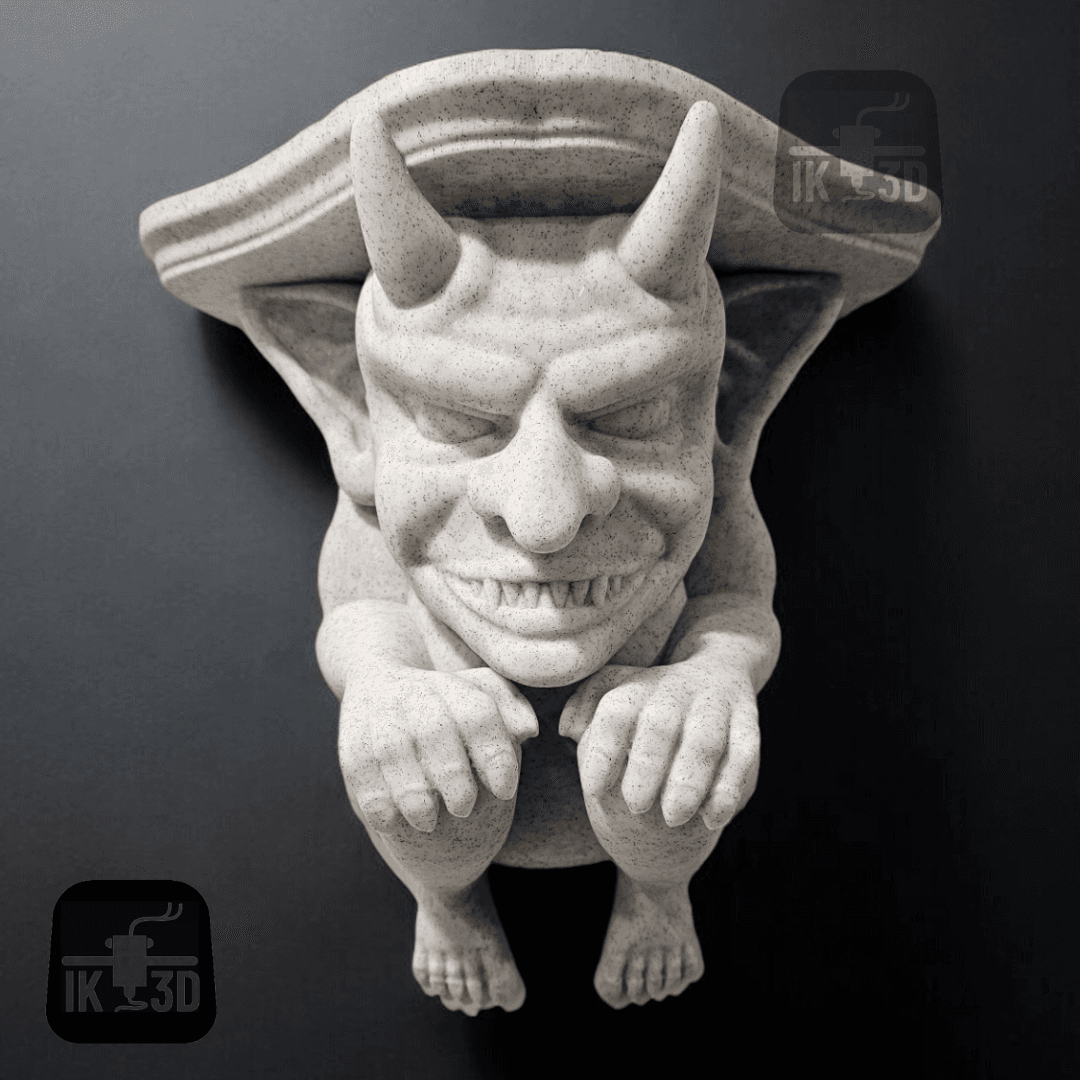 Gargoyle Shelf / 3MF Included / No Supports 3d model