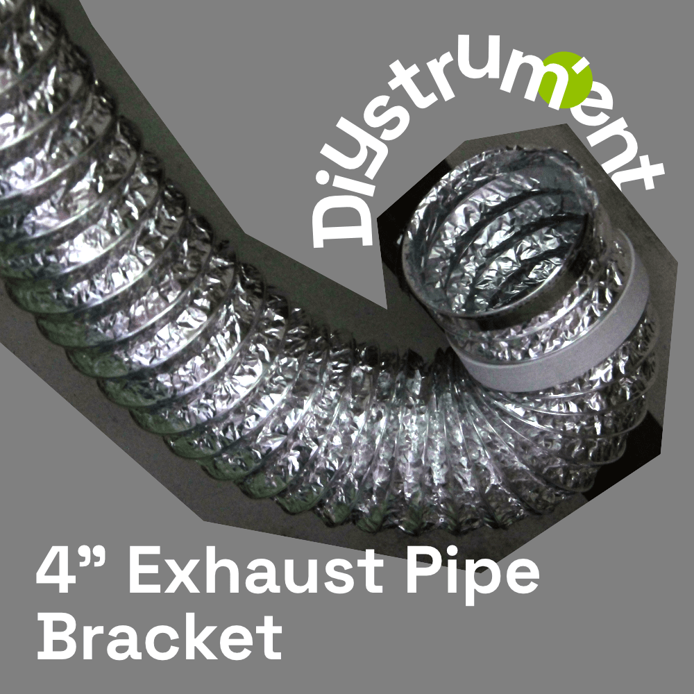 4" / 4 INCH EXHAUST PIPE BRACKET 3d model