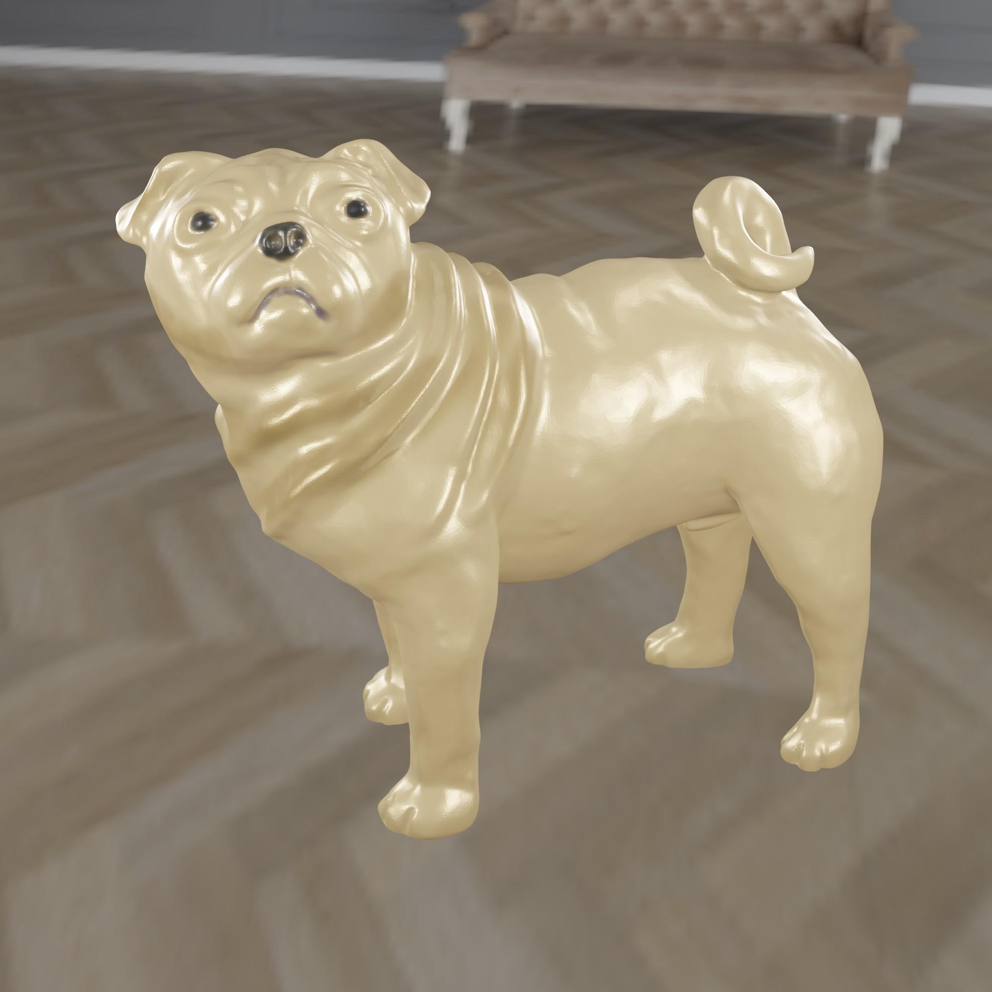 Dog Carlin Franck 3d model