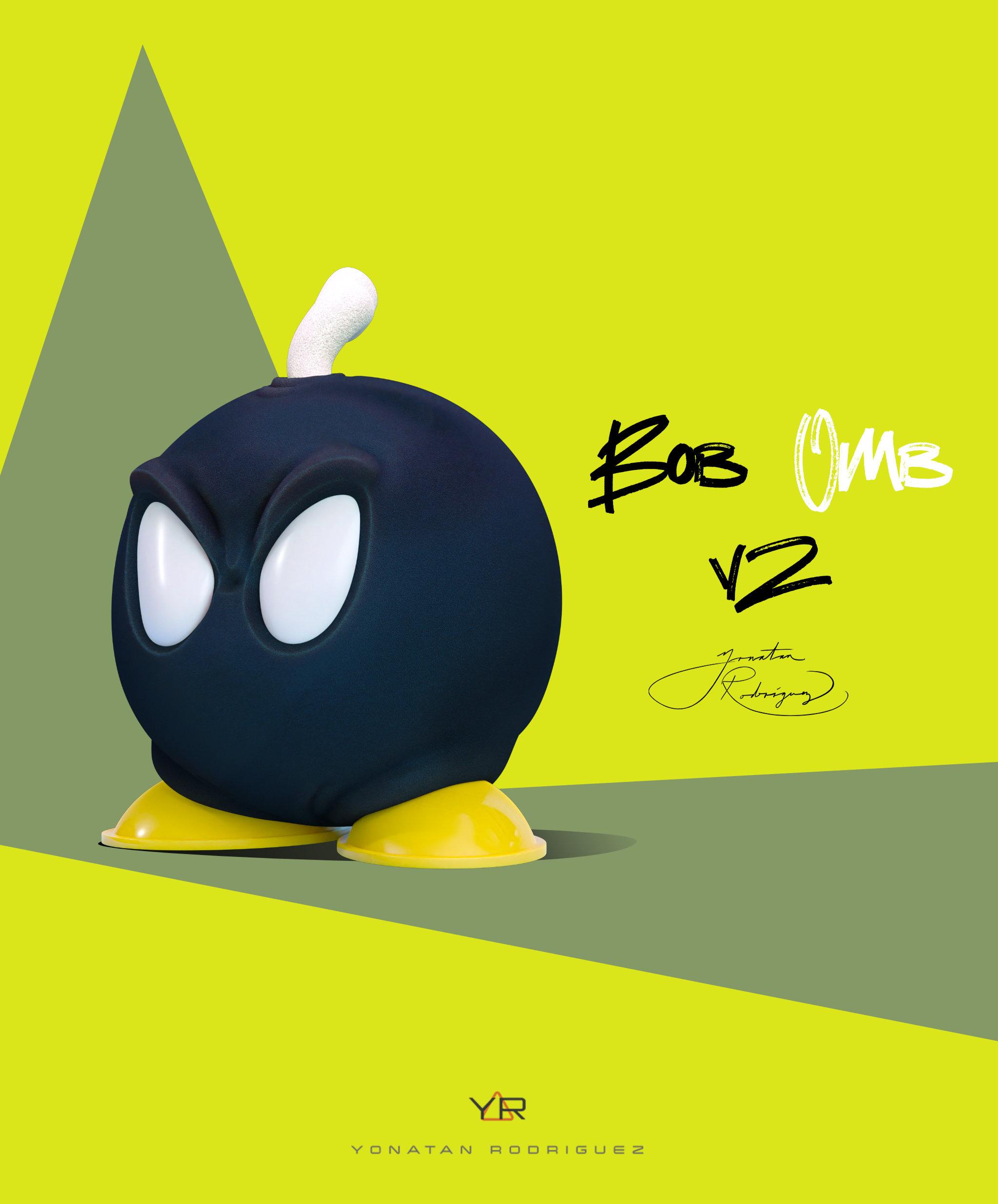 Bob Omb - Super Mario Bros. (Stylized Fan art)  3d model