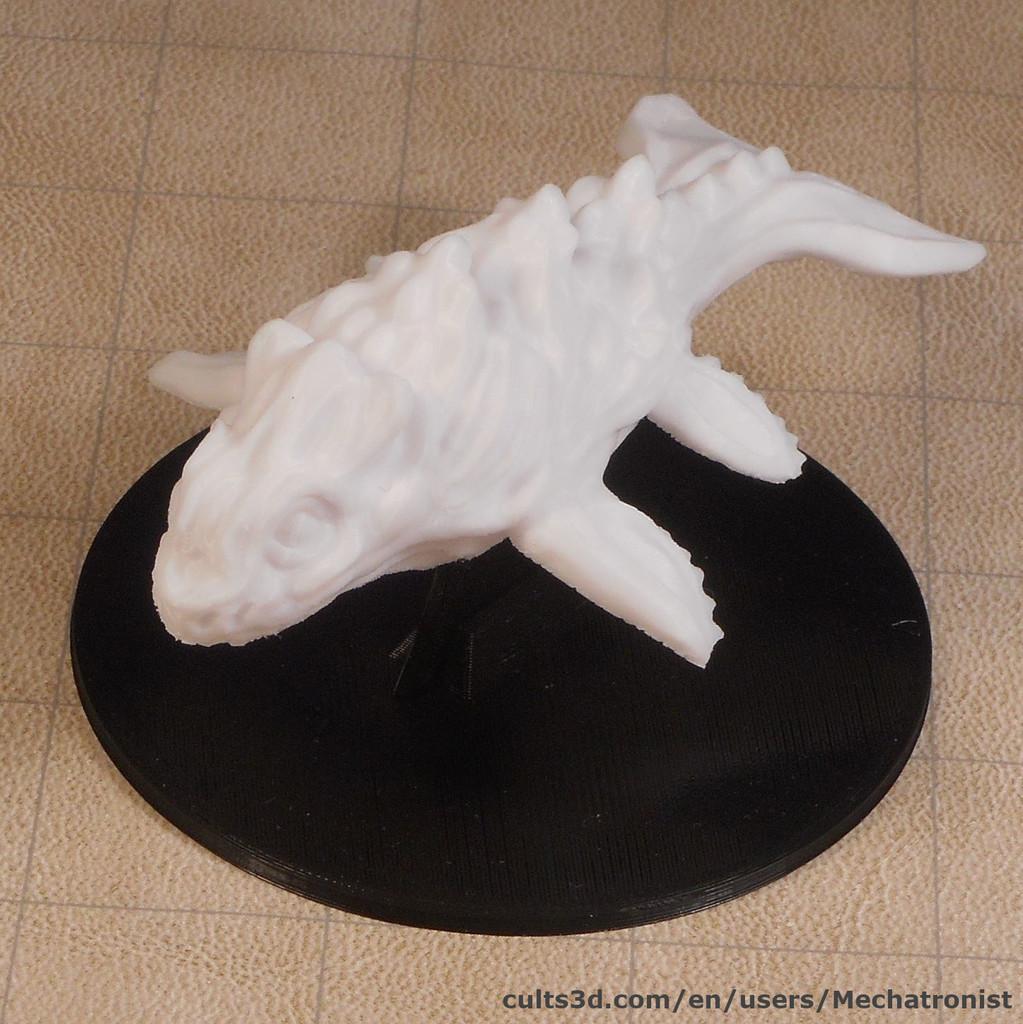 Alien Space Whale Miniature 3d model