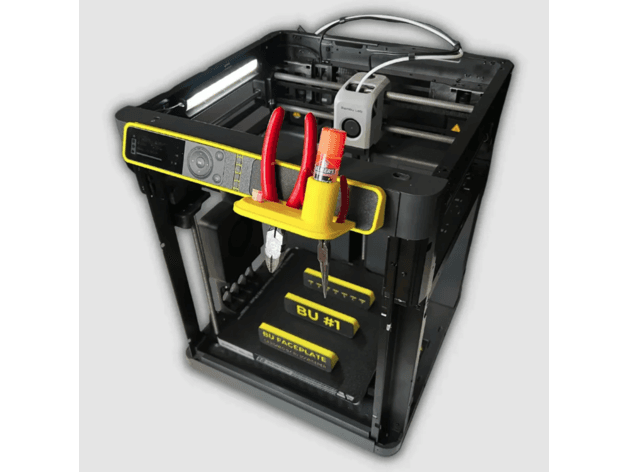 Bambu Lab P1P Mods - The Bu Faceplate 3d model