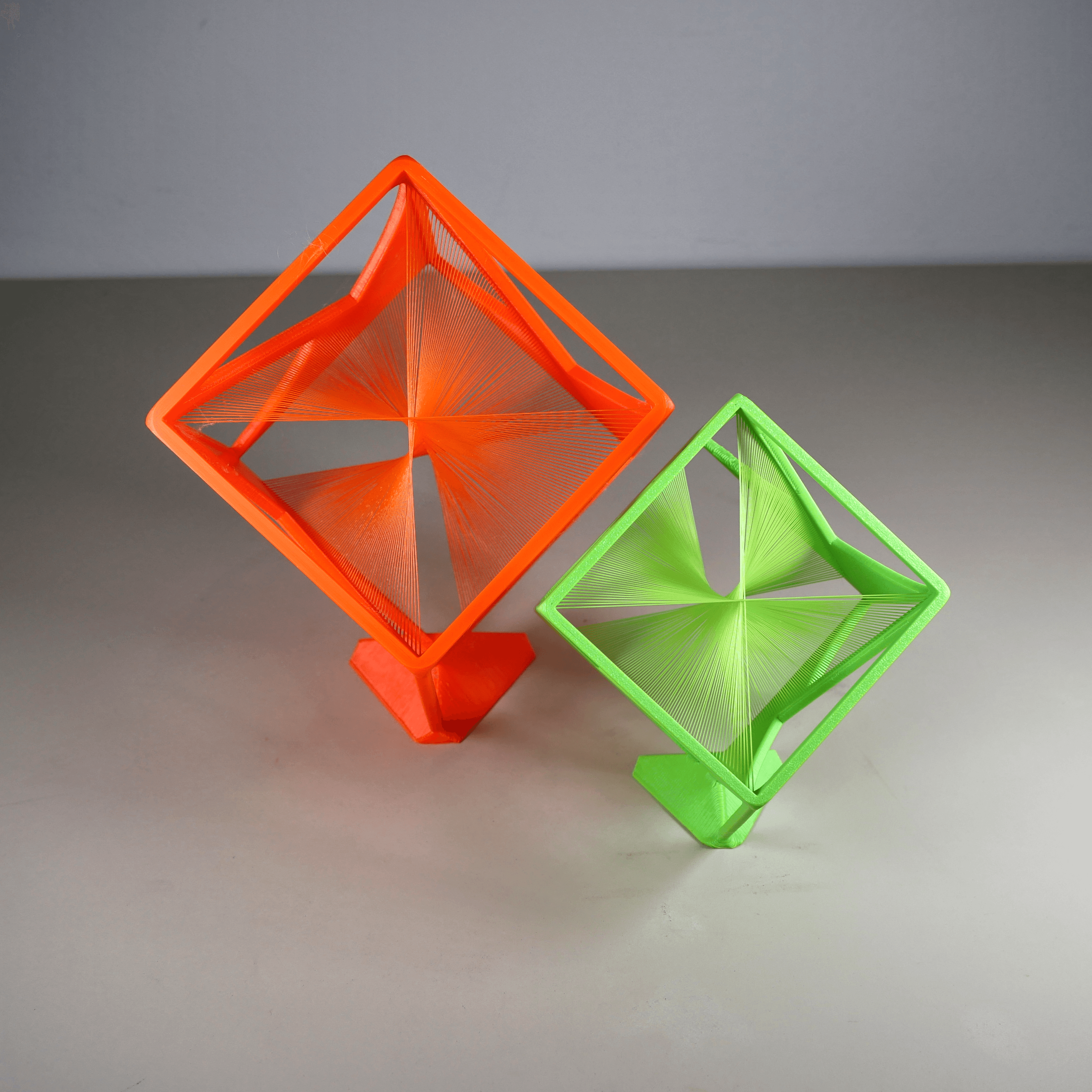 String Cube Art - Display size (large) 3d model