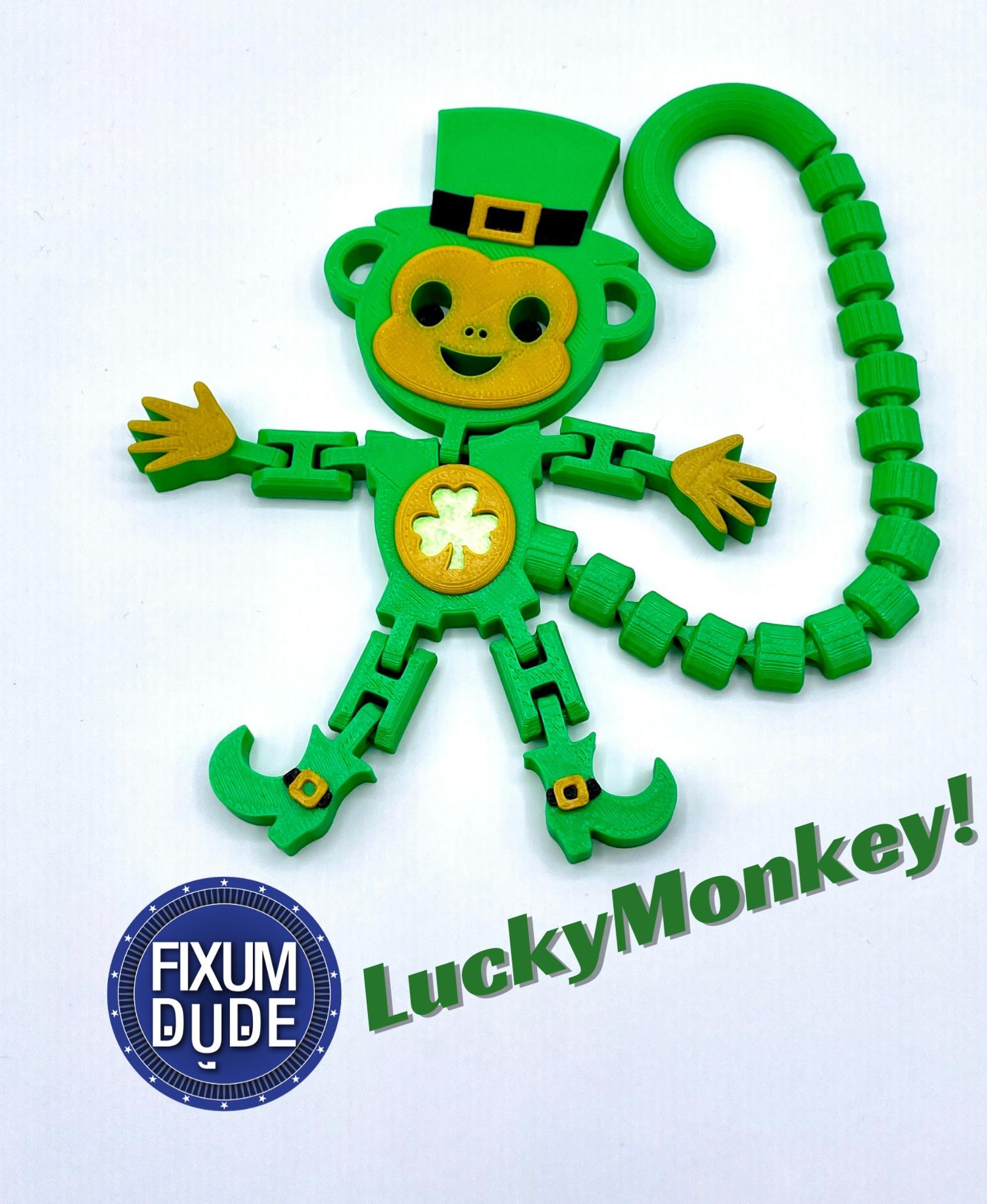 Flexi Lucky Monkey 3d model