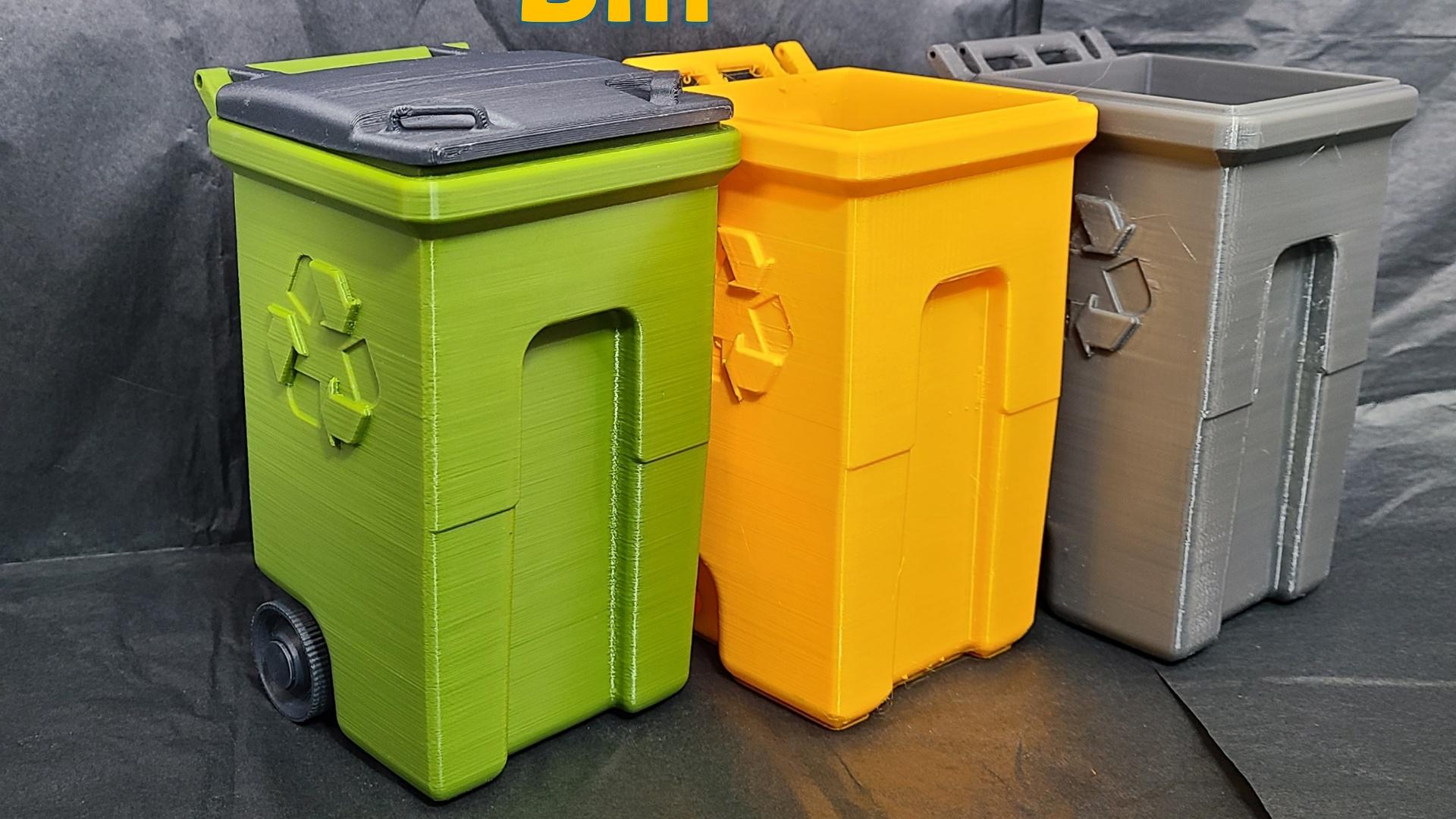 Mini Recycle Bin  3d model