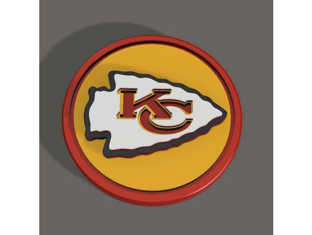 KC Chiefs Coin 3d model