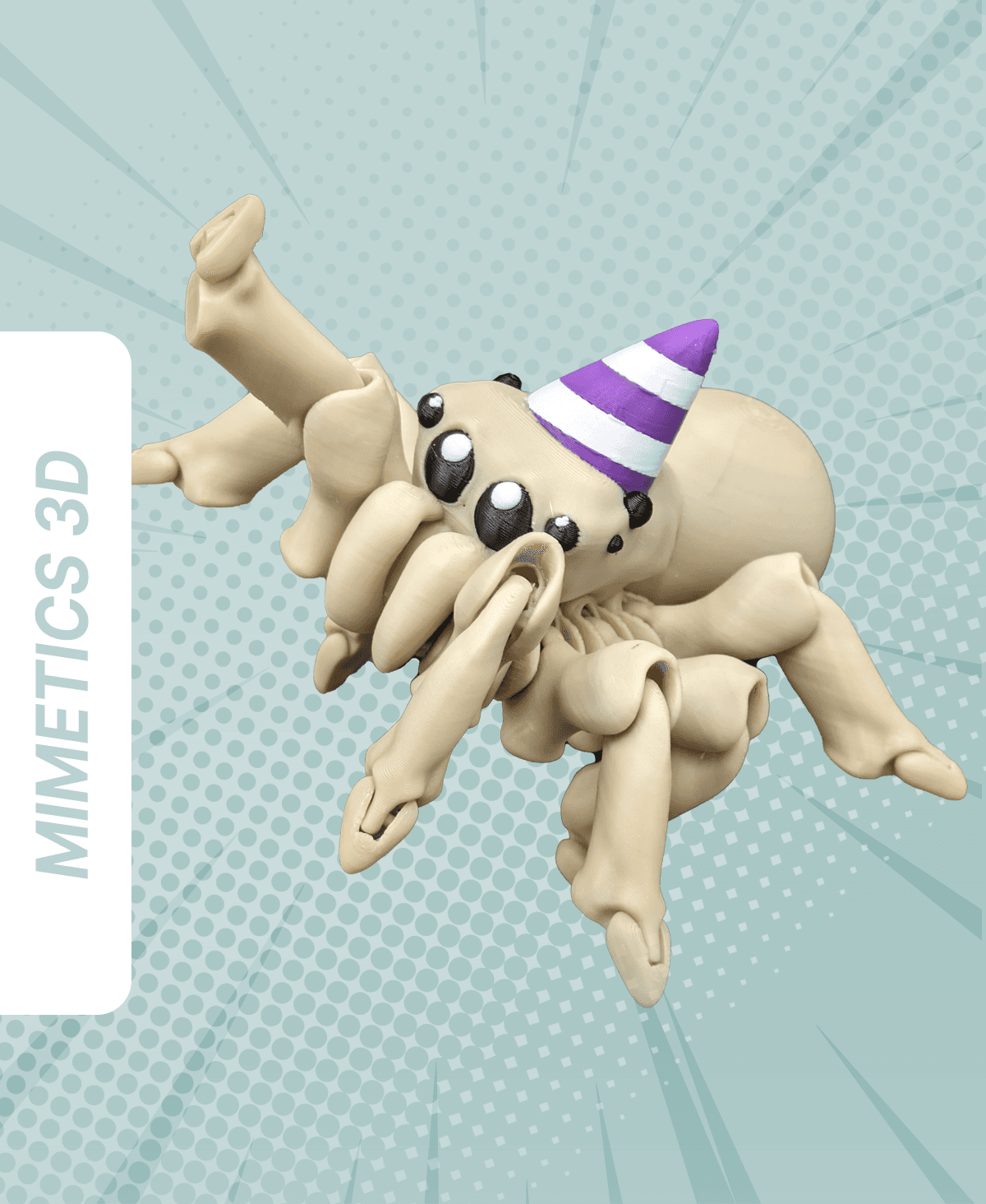 Articulated Toy Spider 3d model