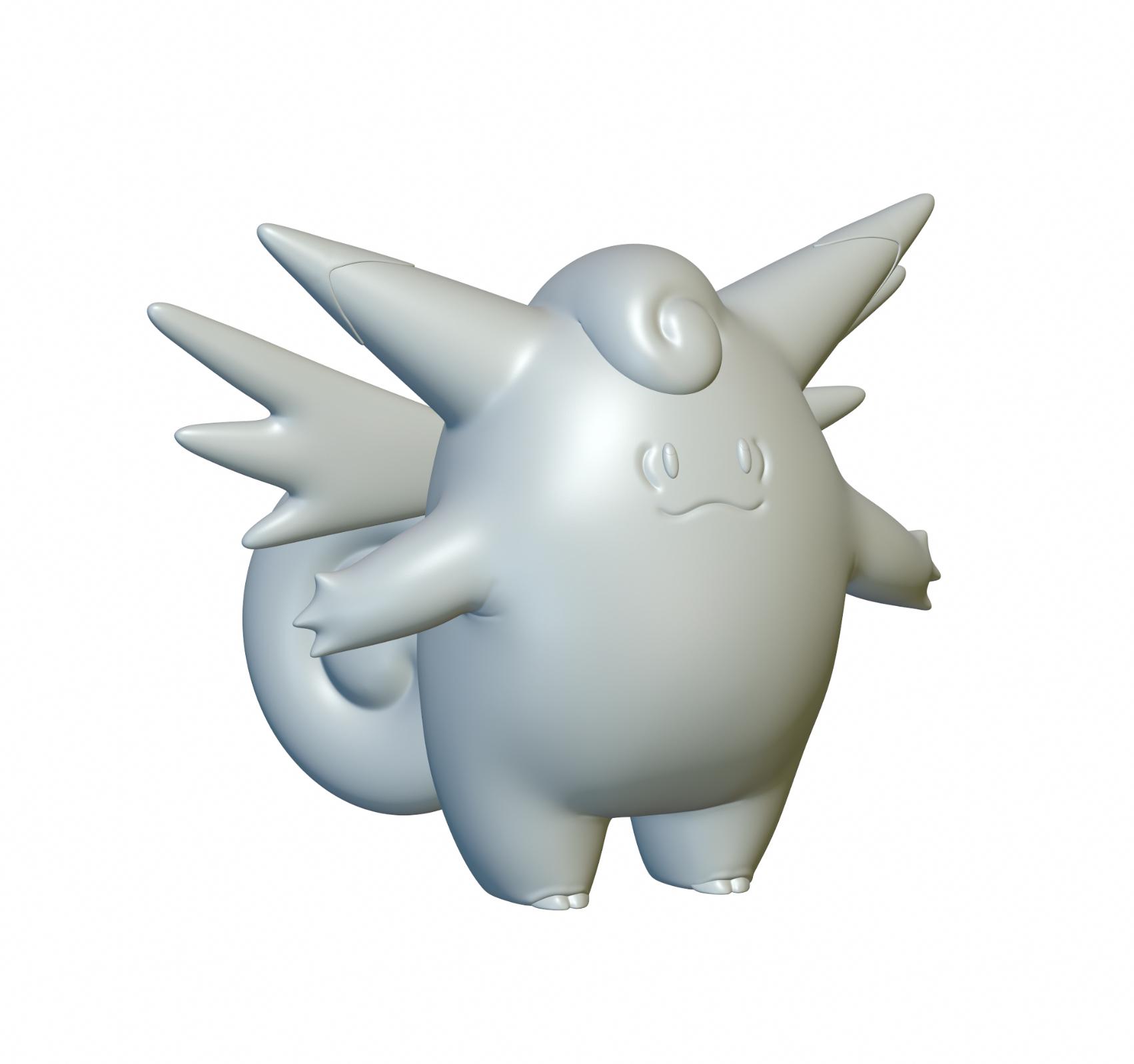 Pokemon Clefable #36 - Optimized for 3D Printing 3d model